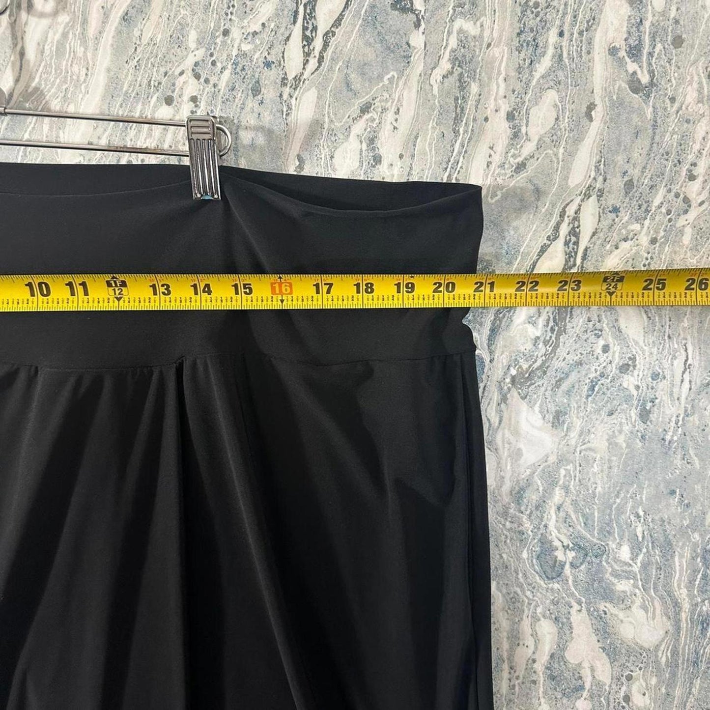 Minimalism black WIDE LEG pants (XL)