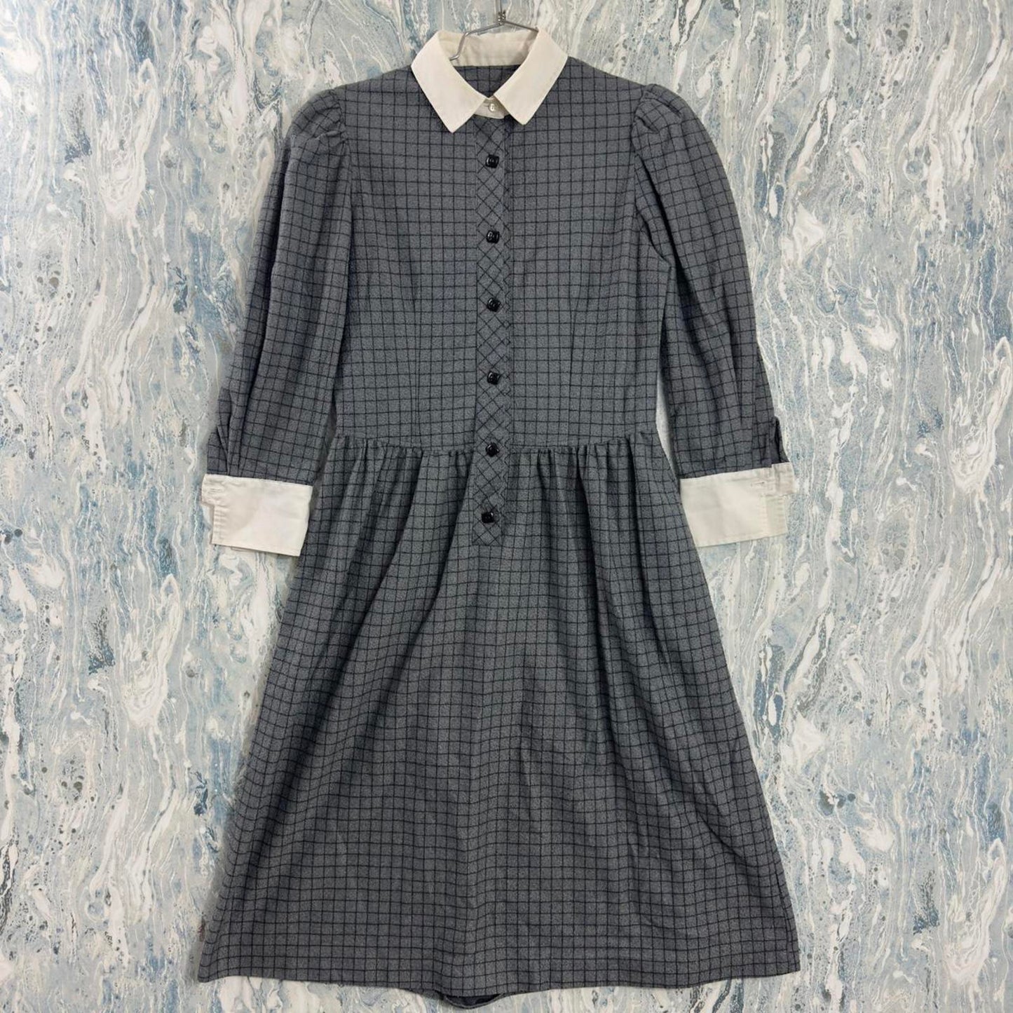 Vintage Preppy Grey Maxidress (M)