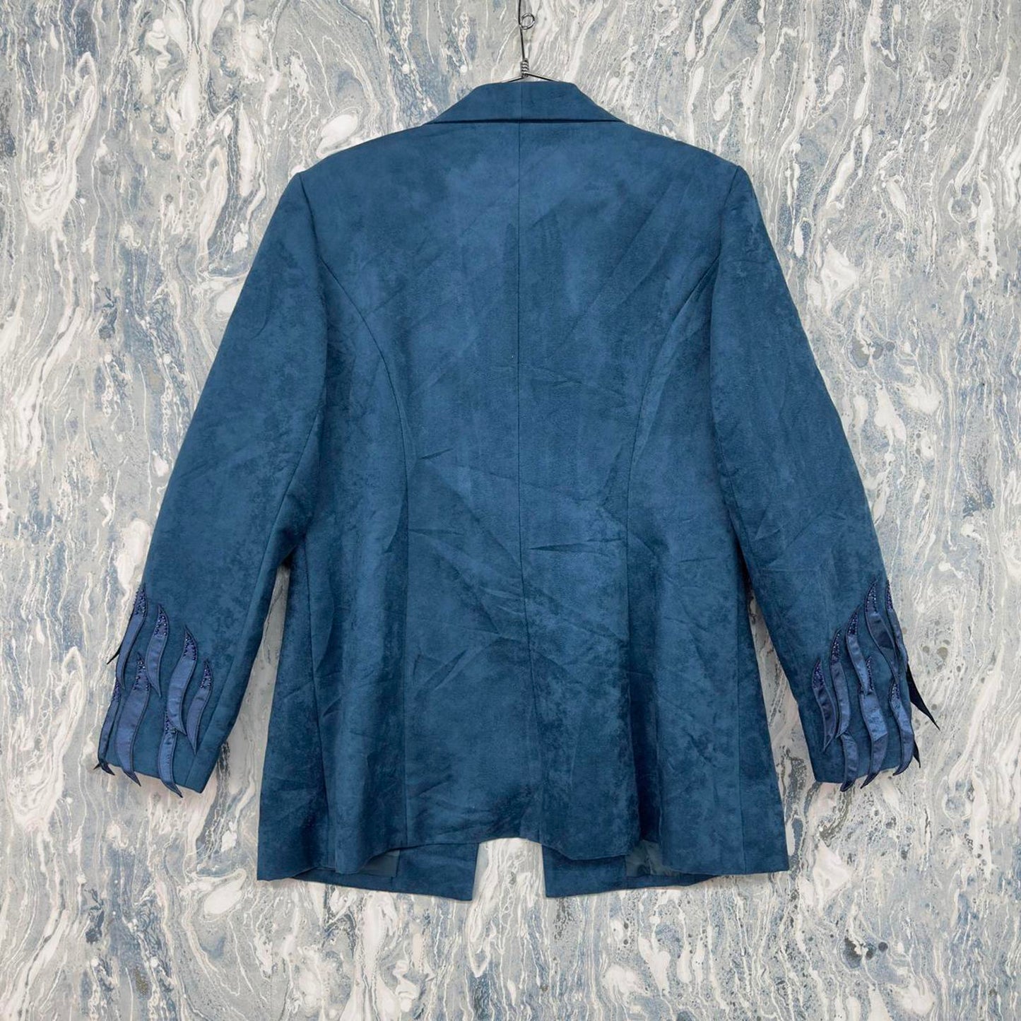 Blue Embellished Blazer Jacket (14)