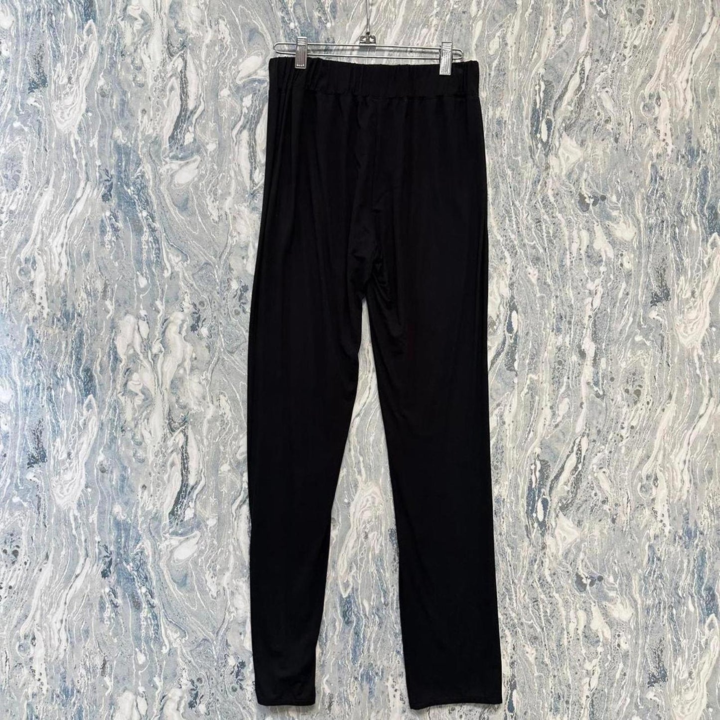 Minimalist basic black pants (S)