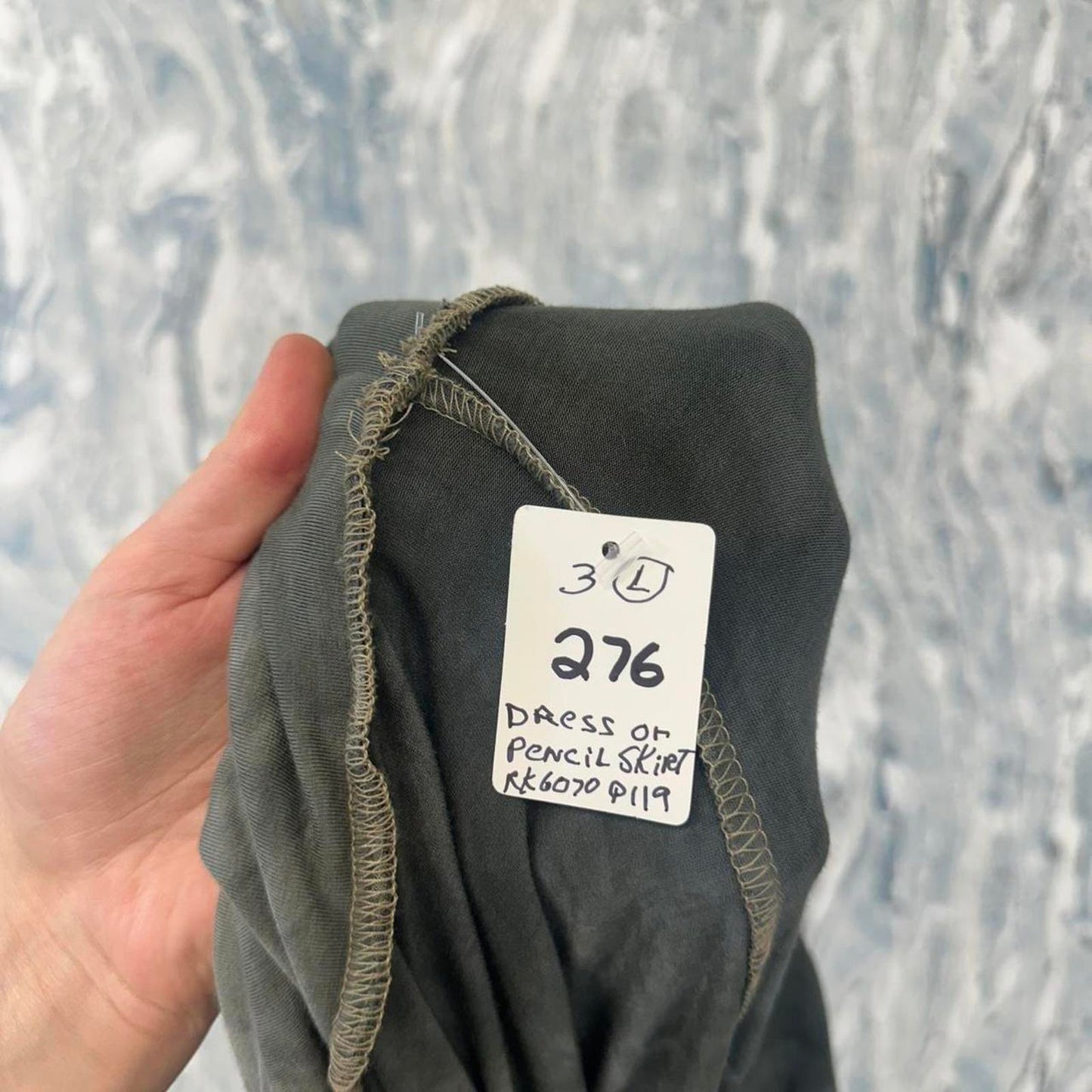 Designer Grunge Fairy Tie-Dye Black Strapless Maxi Dress (3/L)