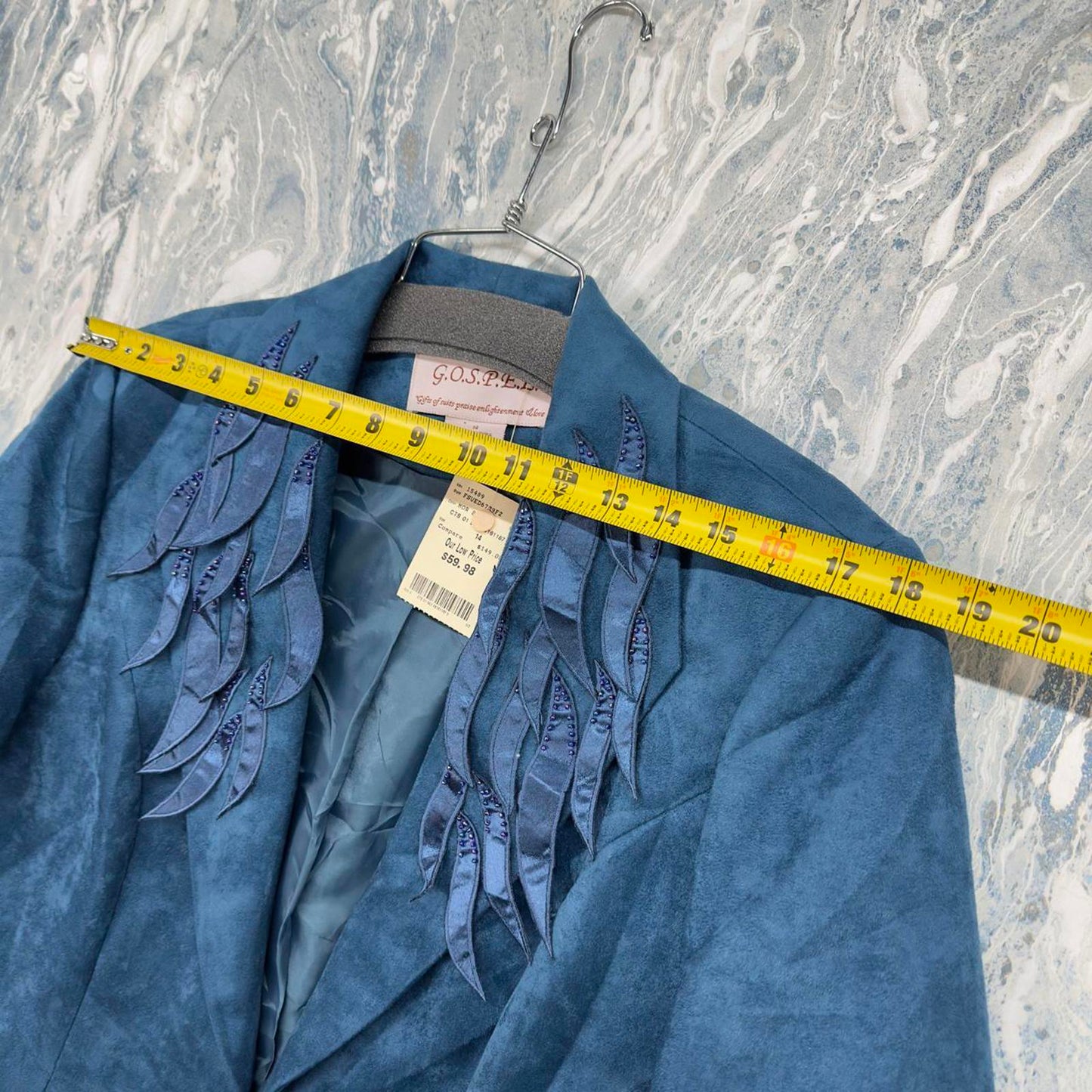 Blue Embellished Blazer Jacket (14)