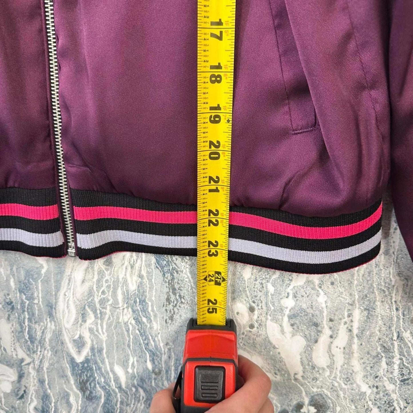 Scotch & Soda Streetwear Burgundy Bomber Jacket (M)