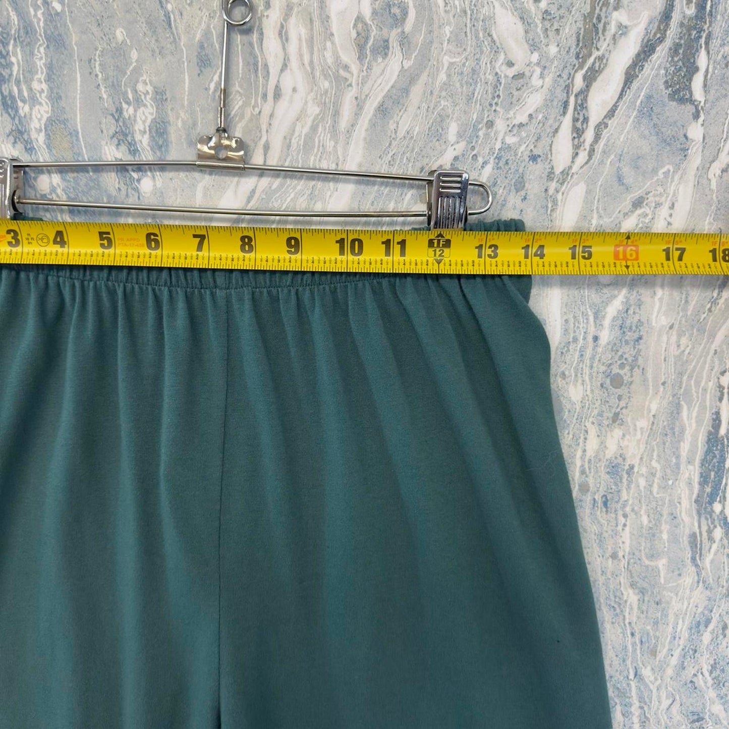 Designer Casual Green Legging Sweatpants (M)