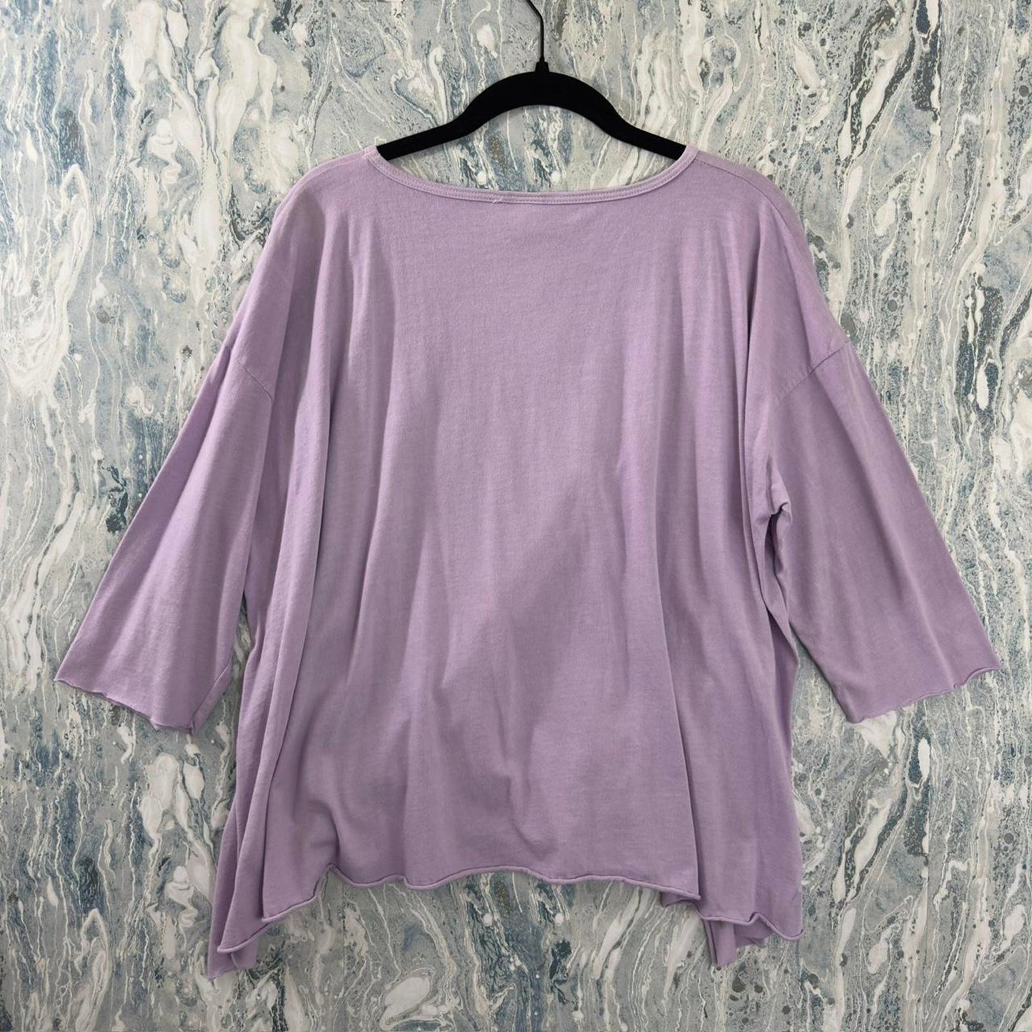 Casual Lavender Oversized Top (XS)