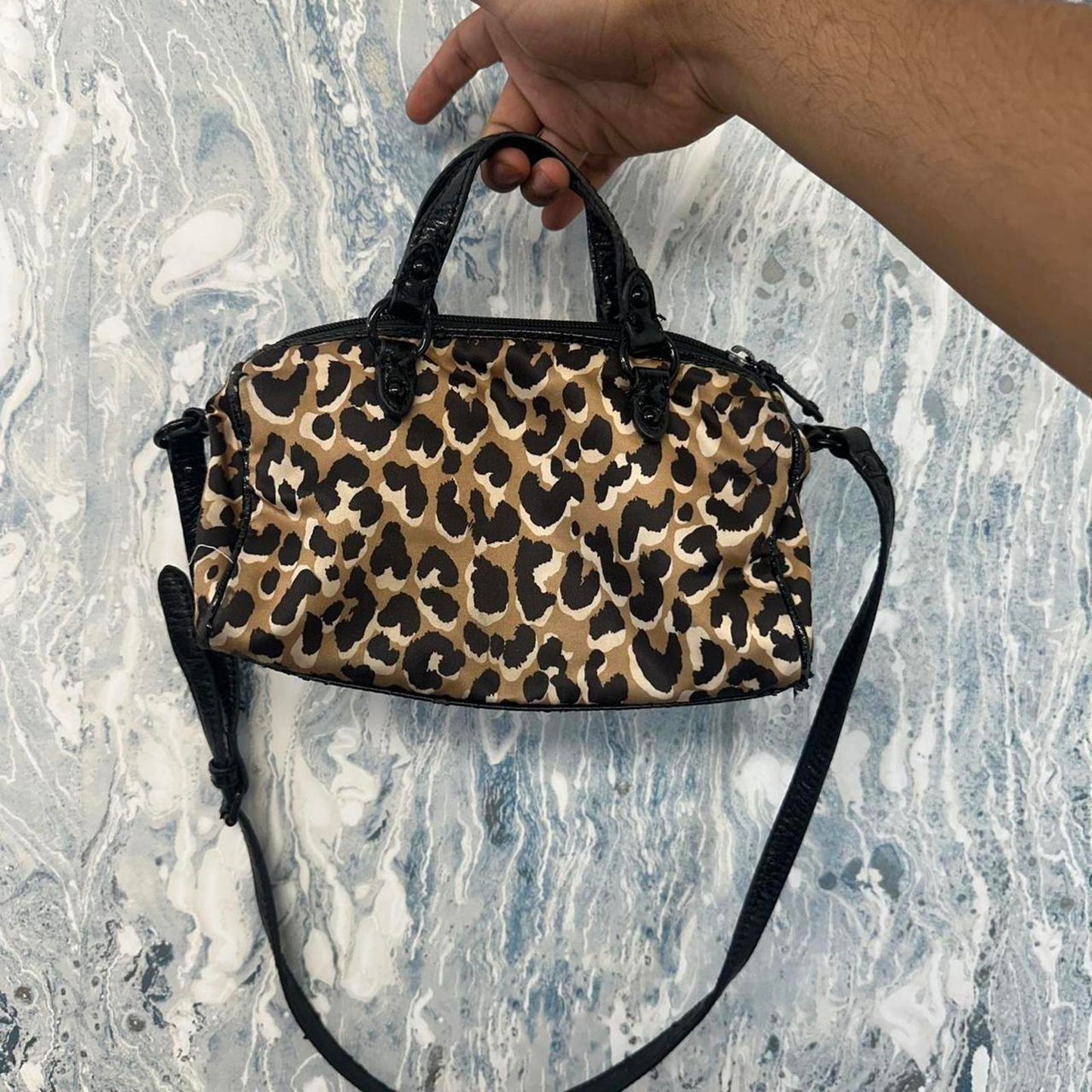 Y2K Juicy Couture Leopard Print Shoulder Bag