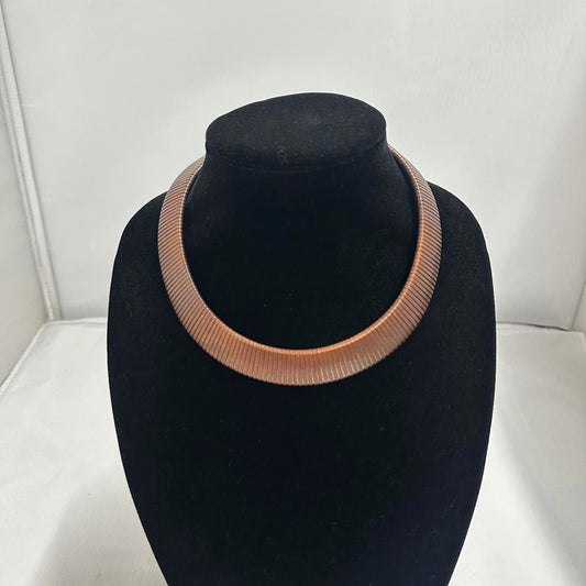 Retro Copper Collar Necklace