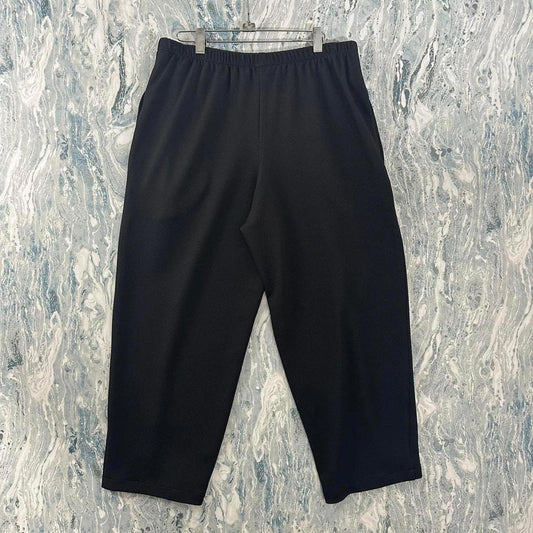 Minimalism Black Wide Leg Pants (1)