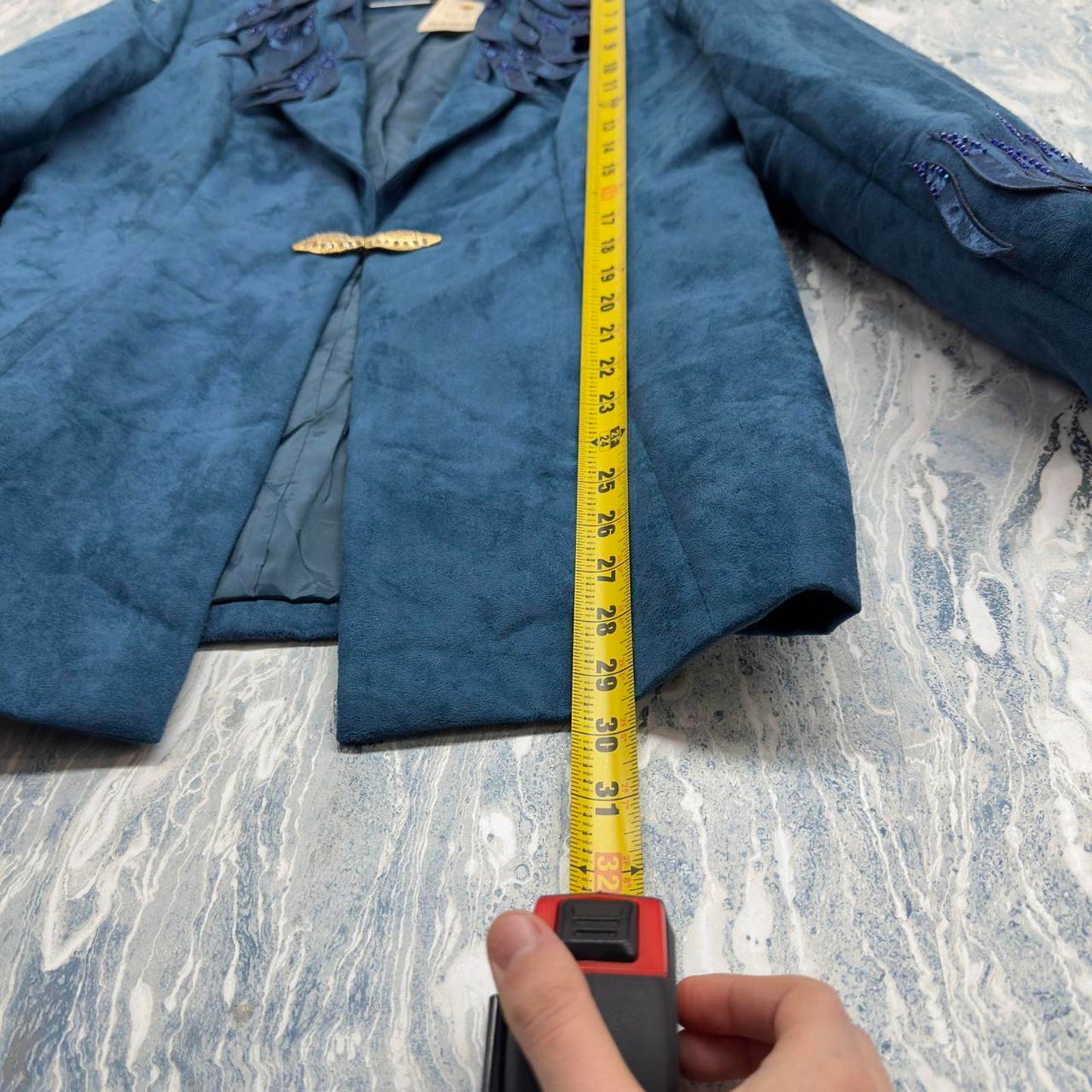 Blue Embellished Blazer Jacket (14)