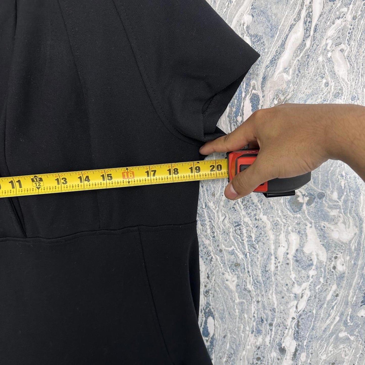 Vintage Preppy Goth Black Short Sleeve Maxidress (14)