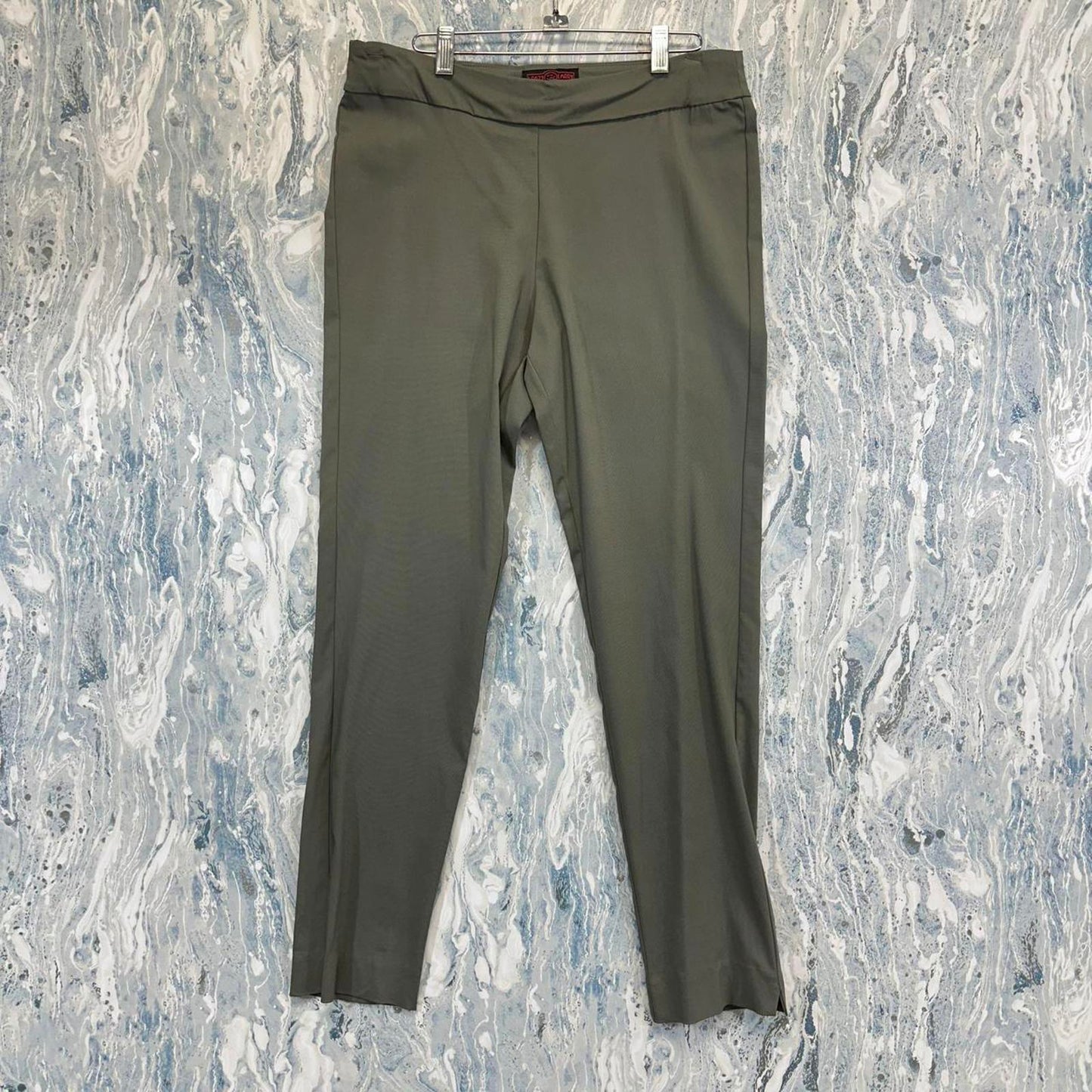 Olive Office Trousers (12)