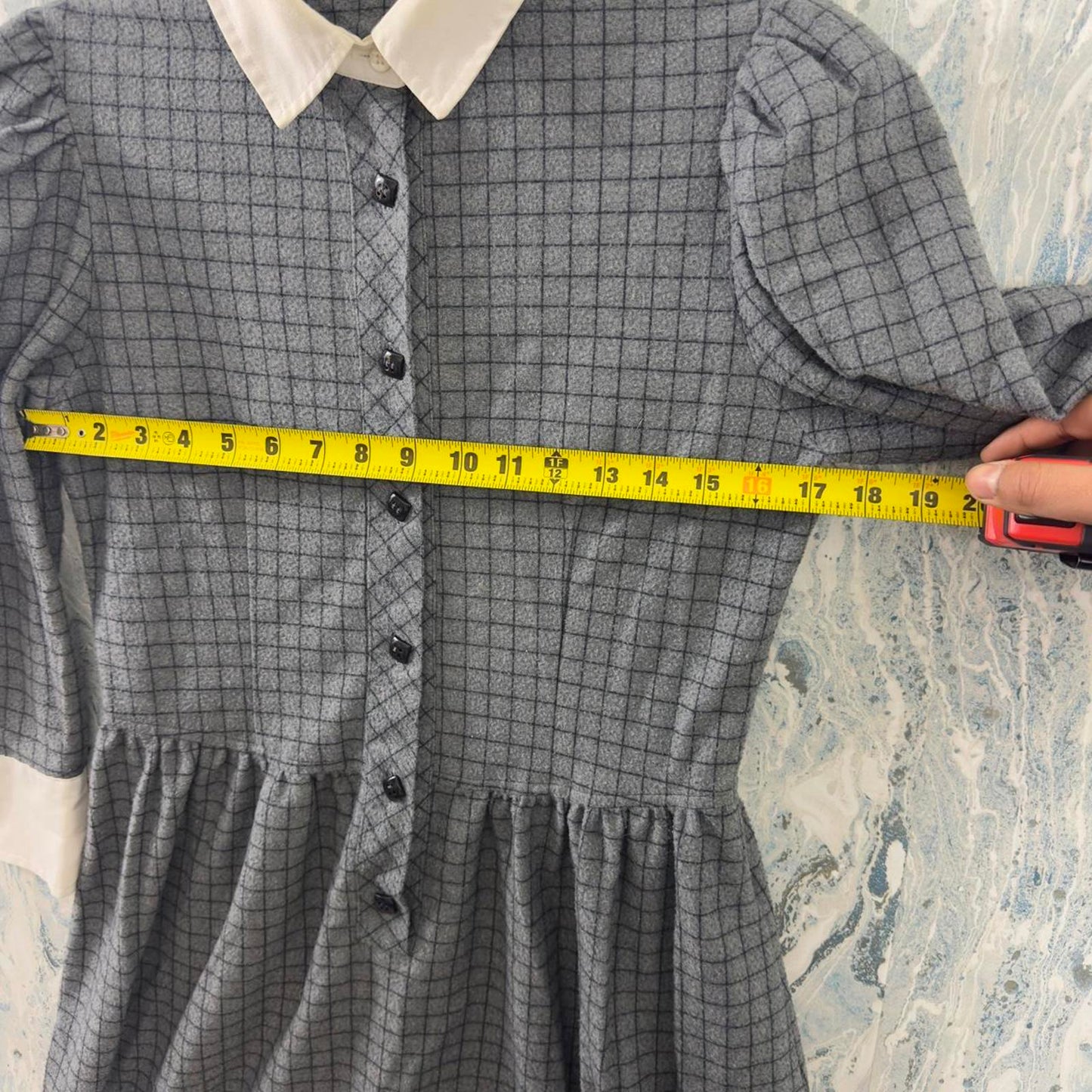 Vintage Preppy Grey Maxidress (M)