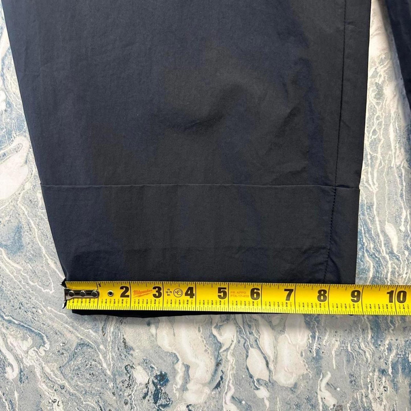 Designer Emma Black Wide Leg Elastic Waist Pants (0)