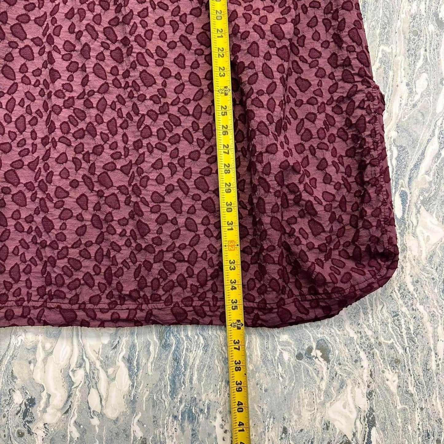 Bodil Boho Wine Patterned Women's Maxiskirt (L)