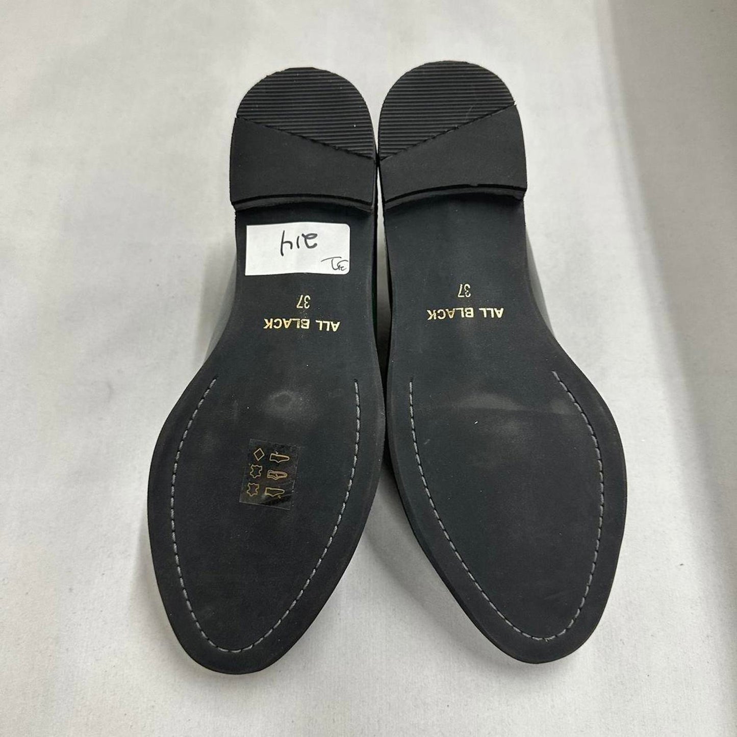 Vintage Green Leather Oxfords (37)