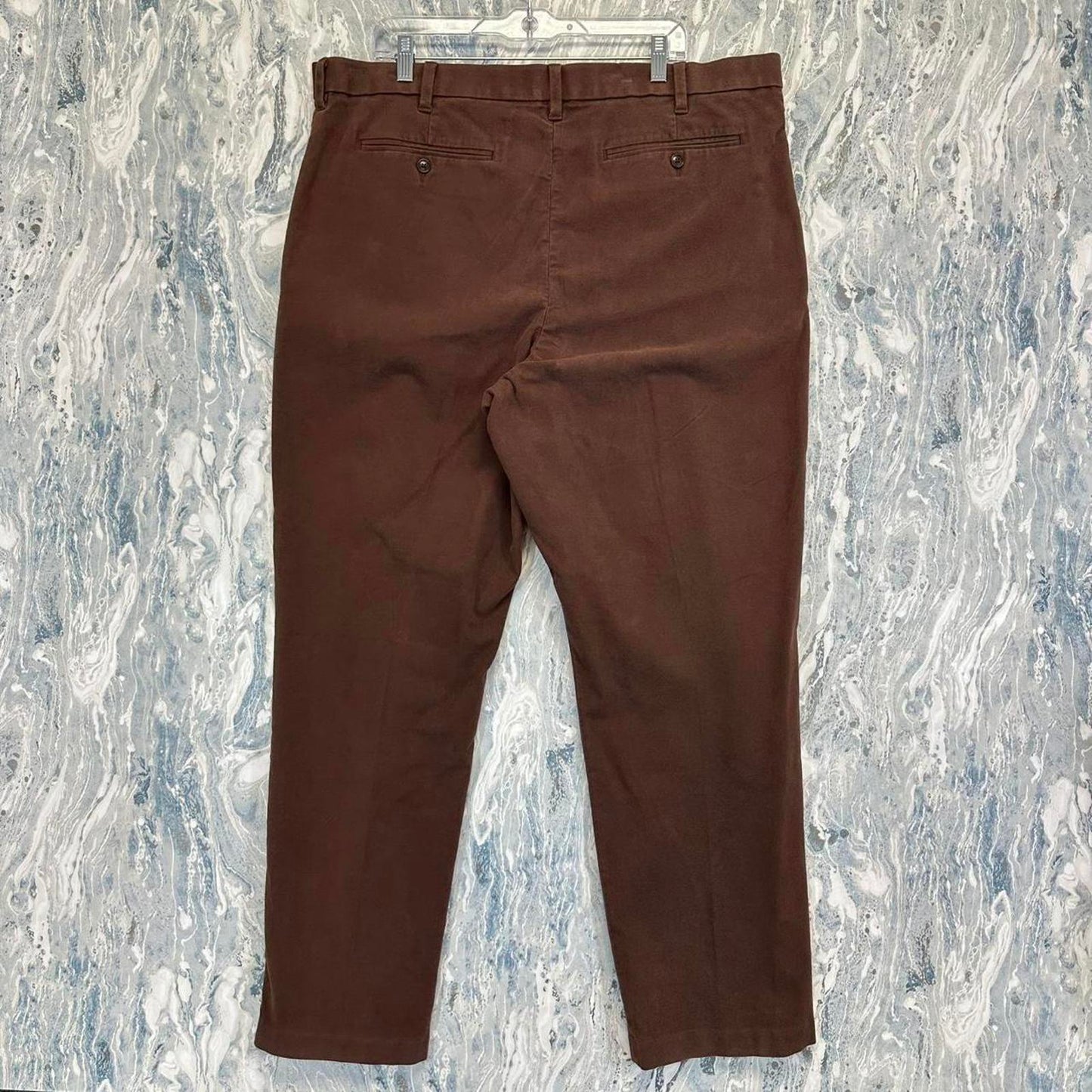 Minimalist Banana Republic Brown Khaki Trouser Pants (40)