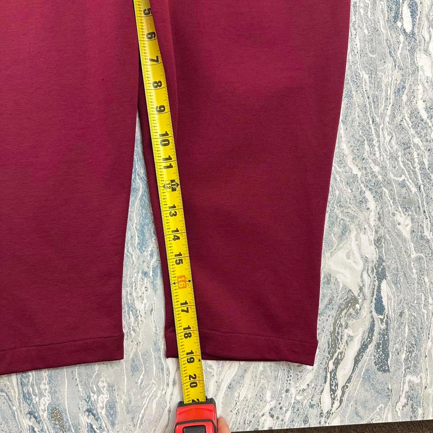 Casual Maroon Sleeveless Jumpsuit (S/M)