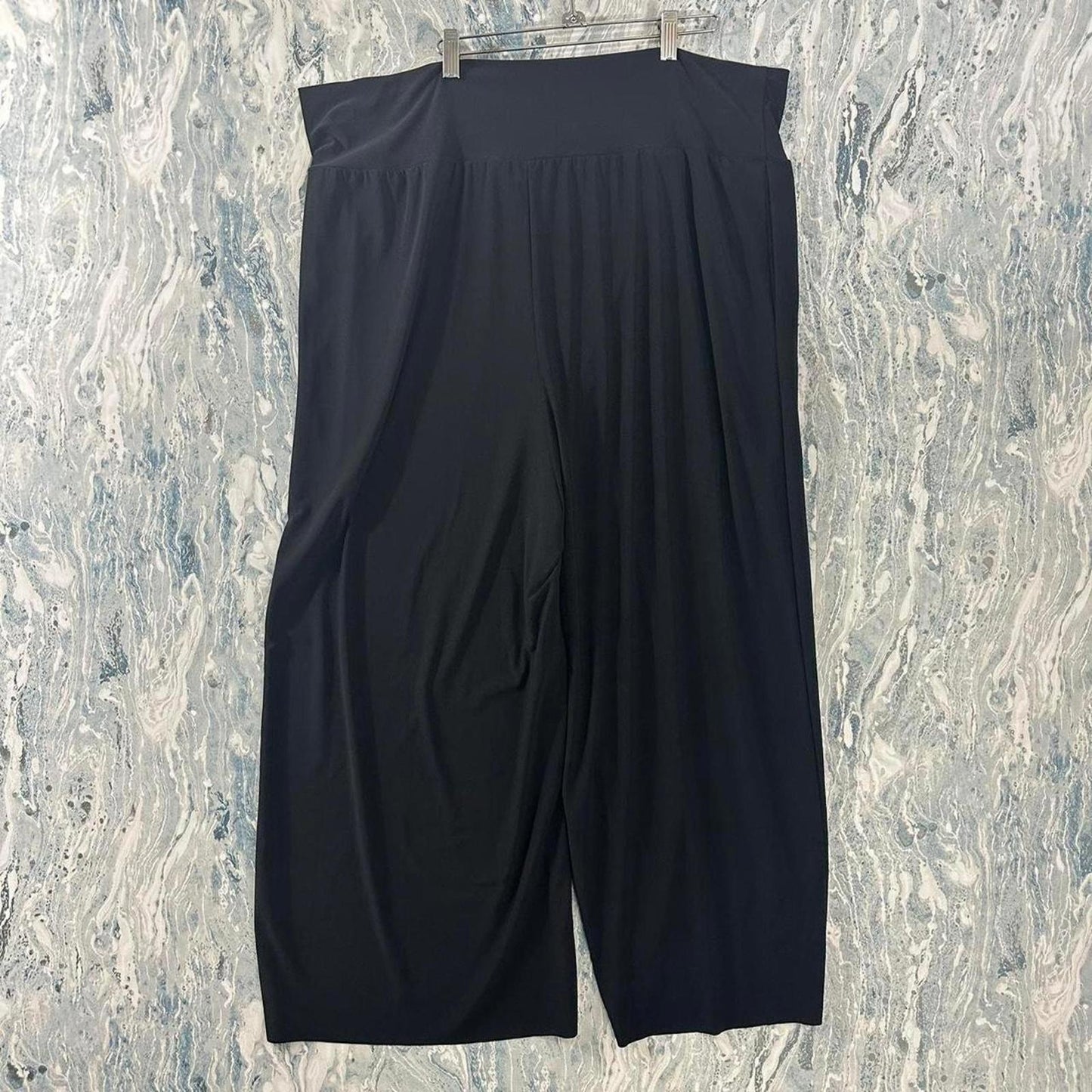 Minimalism black WIDE LEG pants (XL)