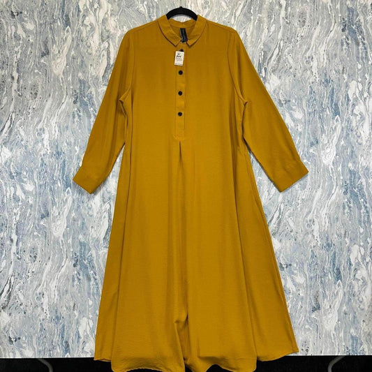 Mustard Long Sleeve Dress (One Size)