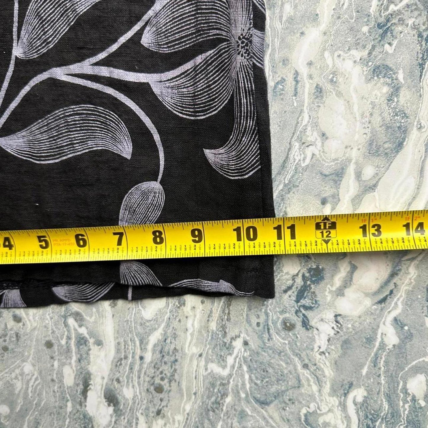 Indie black floral printed pants (S/M)