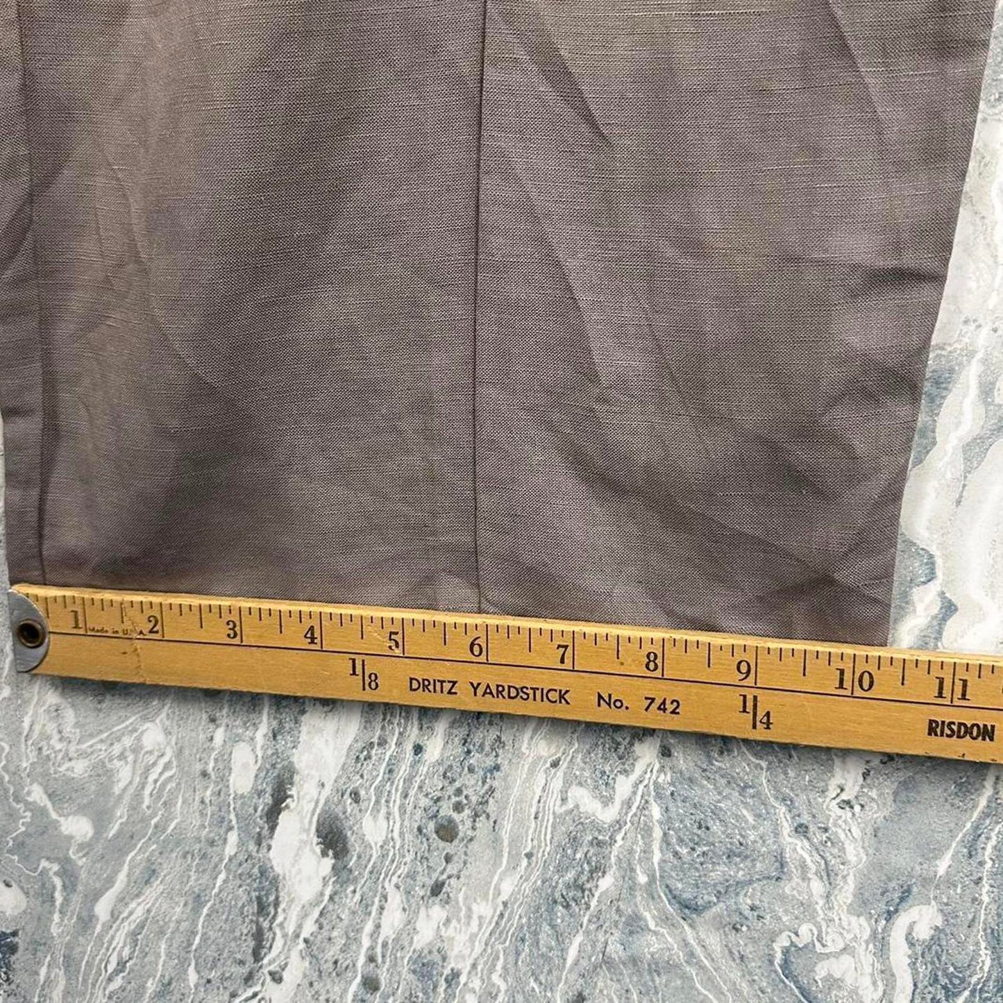 boho beige brown wideleg pants (L)