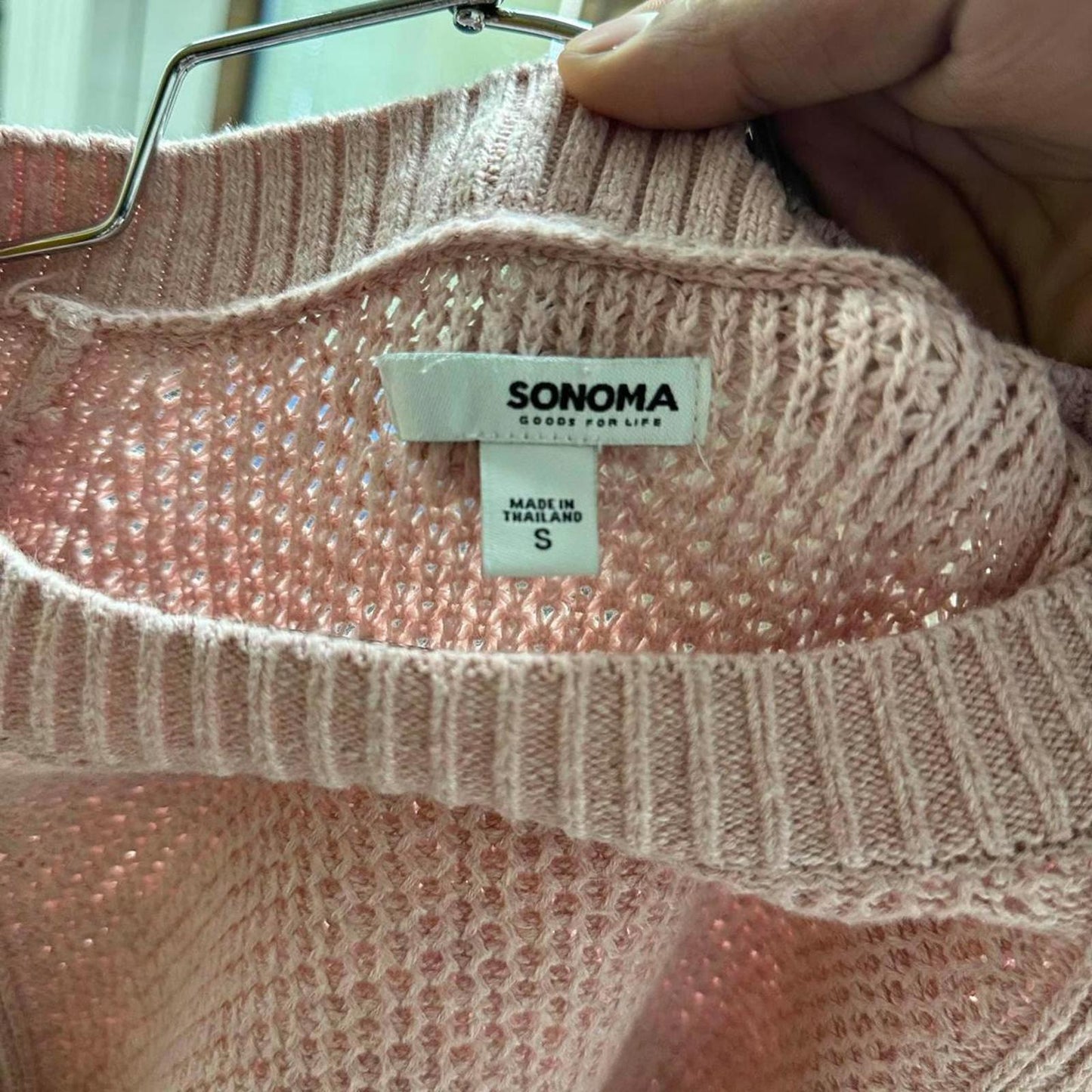 SONOMA Casual Pink Knit Women's Sweater (S)