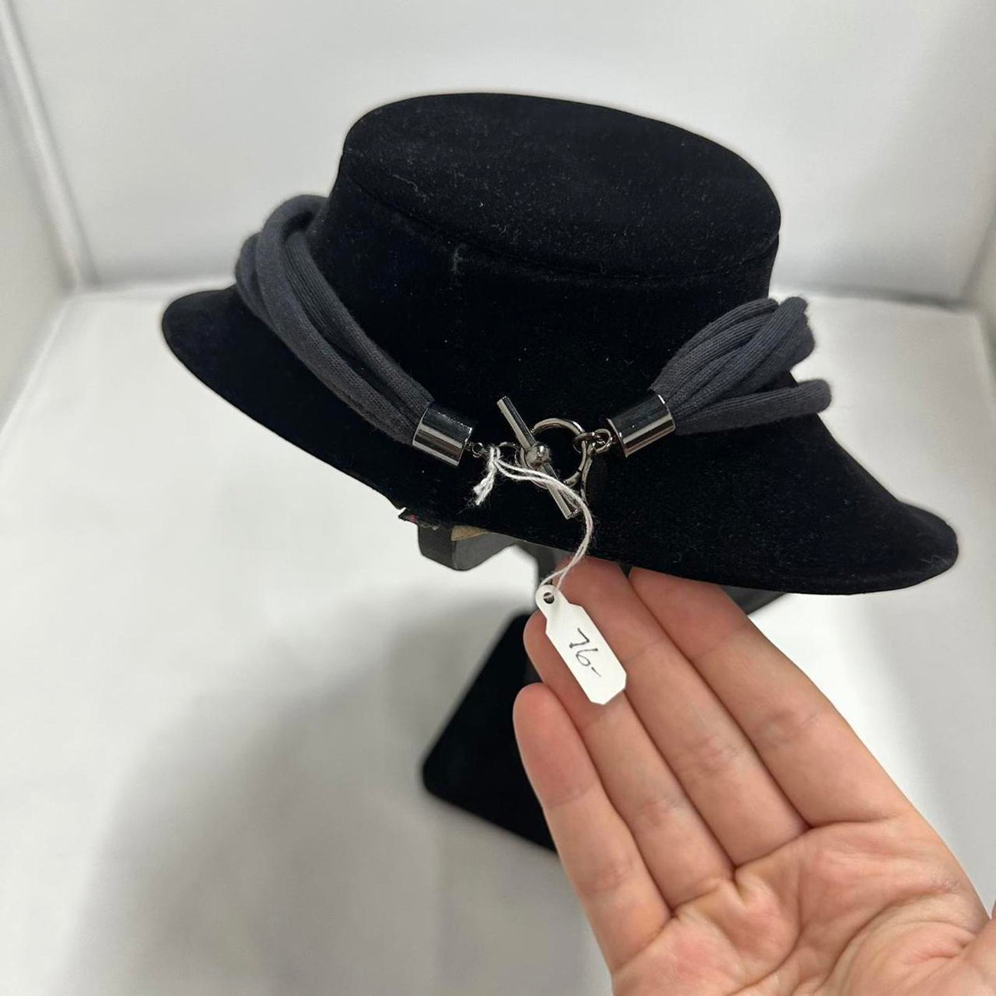 Boho Black Multi-Strand Necklace with Beads