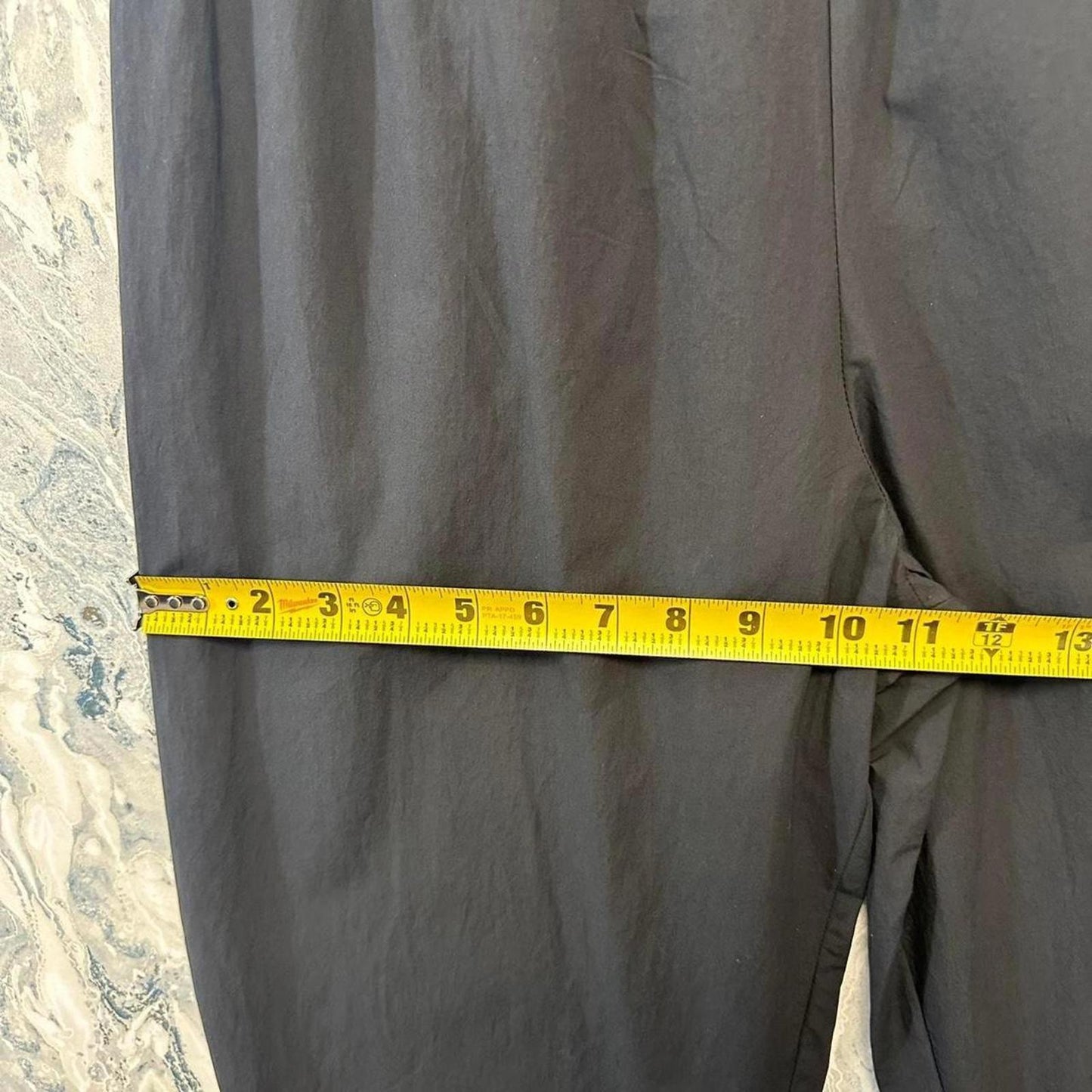 Designer Emma Black Wide Leg Elastic Waist Pants (0)