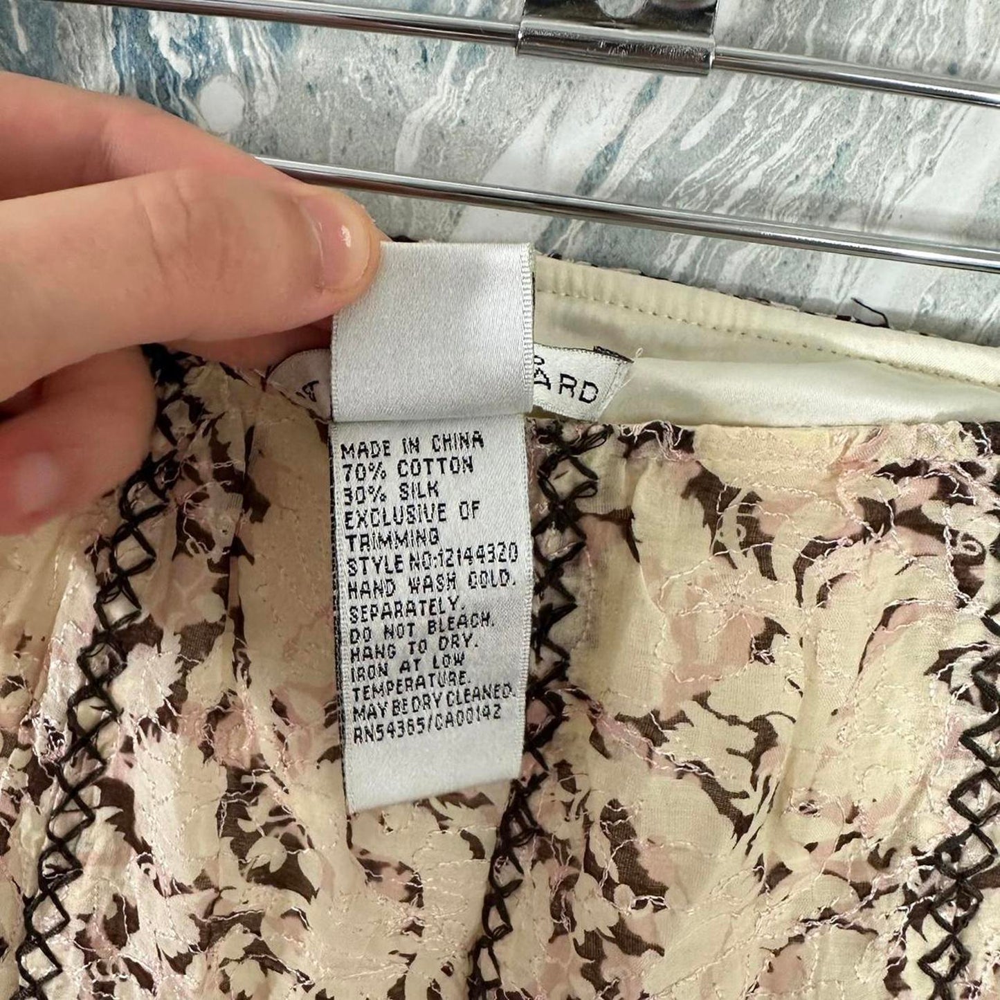 PETER NYGARD Vintage Floral Pattern Midi Skirt (16)