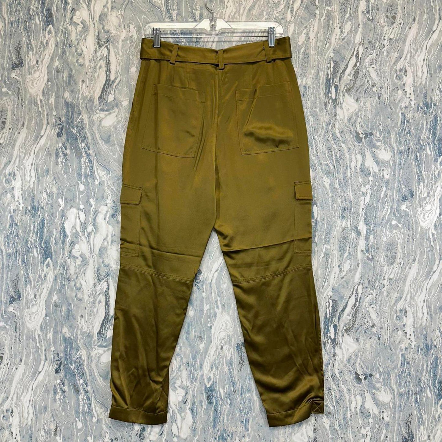 Gold Silk Pants (4)