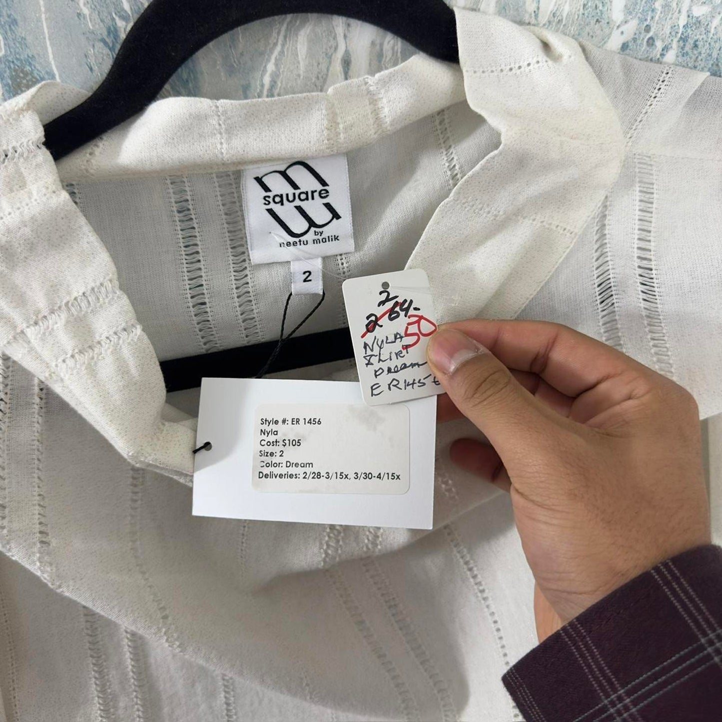 Designer Boho White Cotton Poncho Top (2)