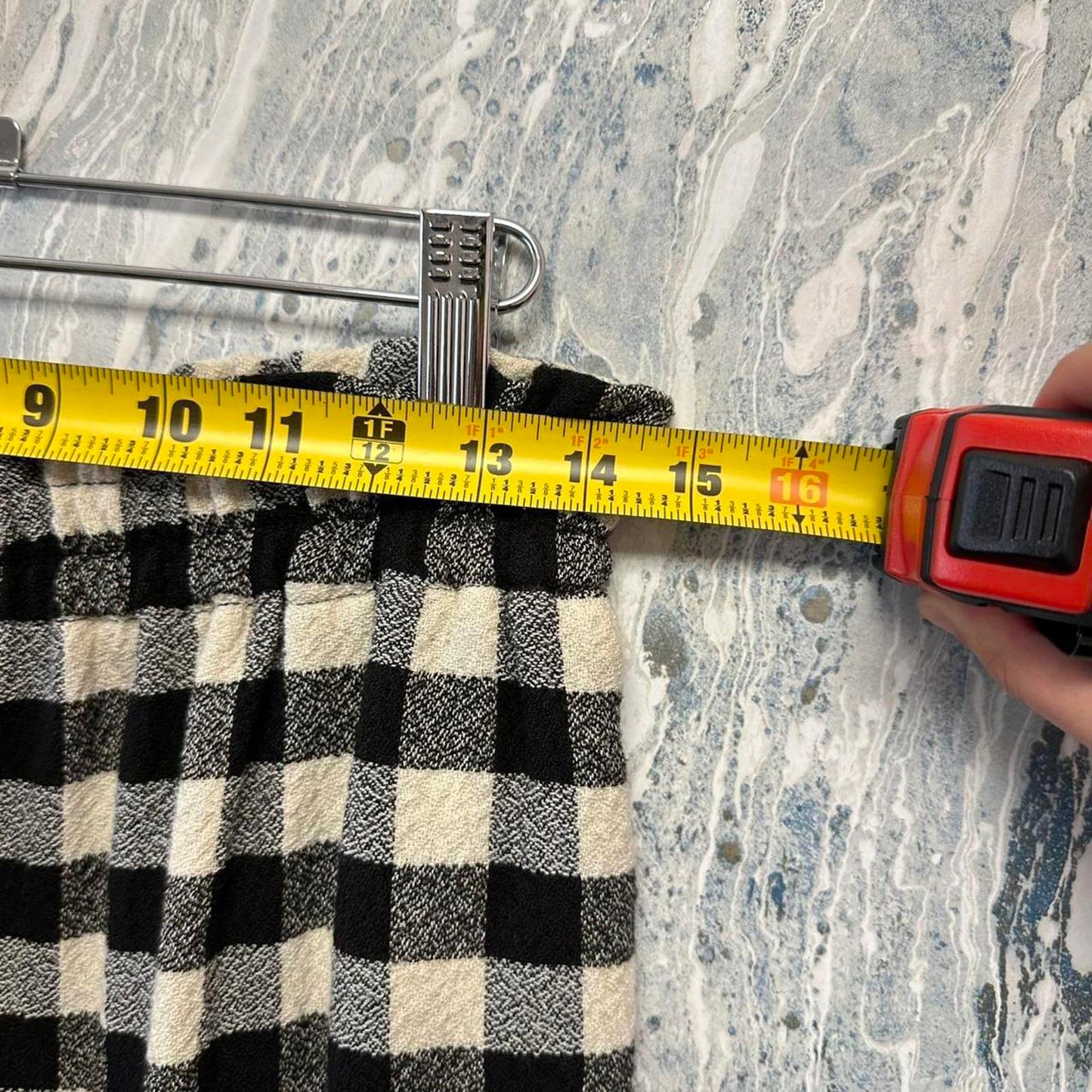 Designer minimalism plaid checkered pants (2)