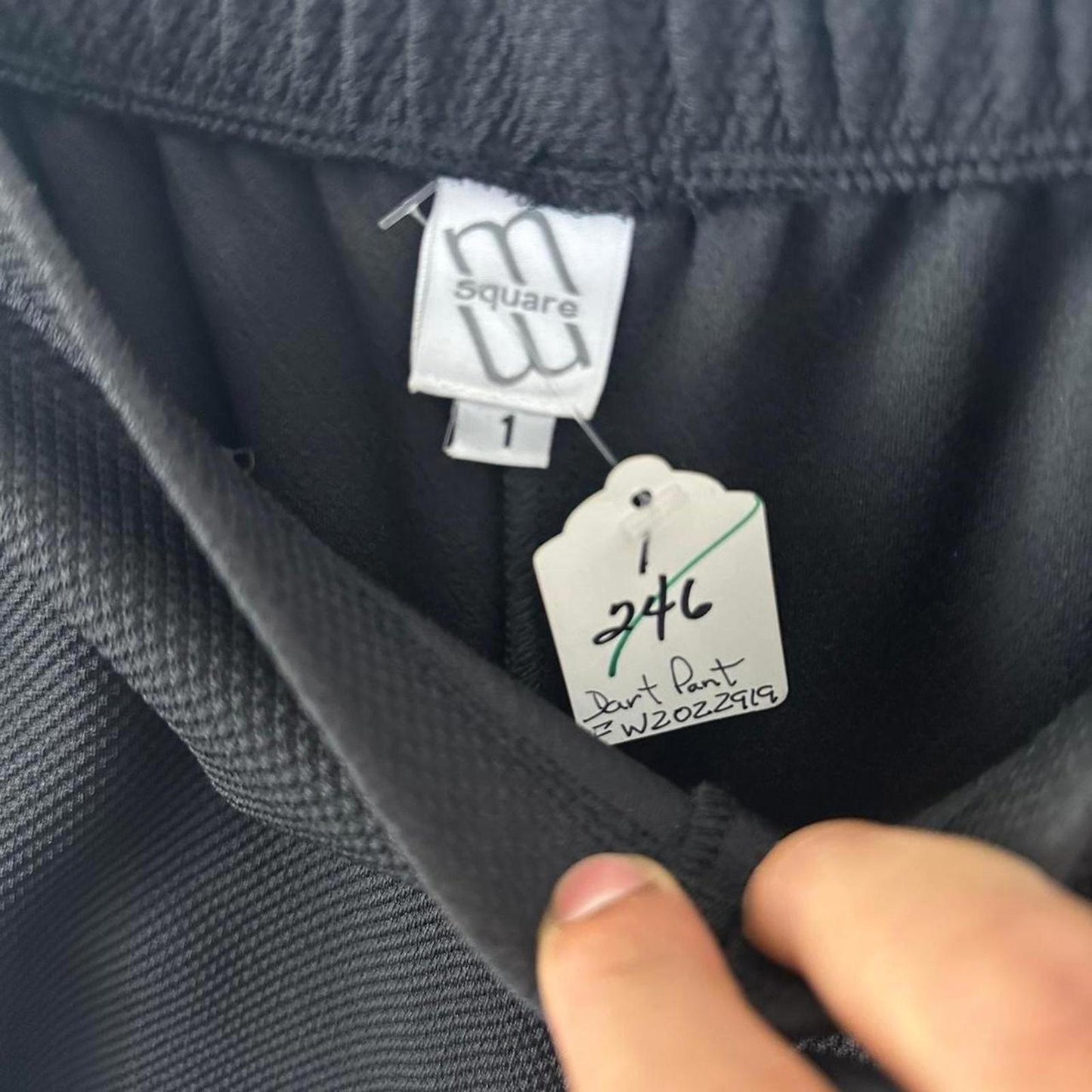 Minimalism Black Wide Leg Pants (1)