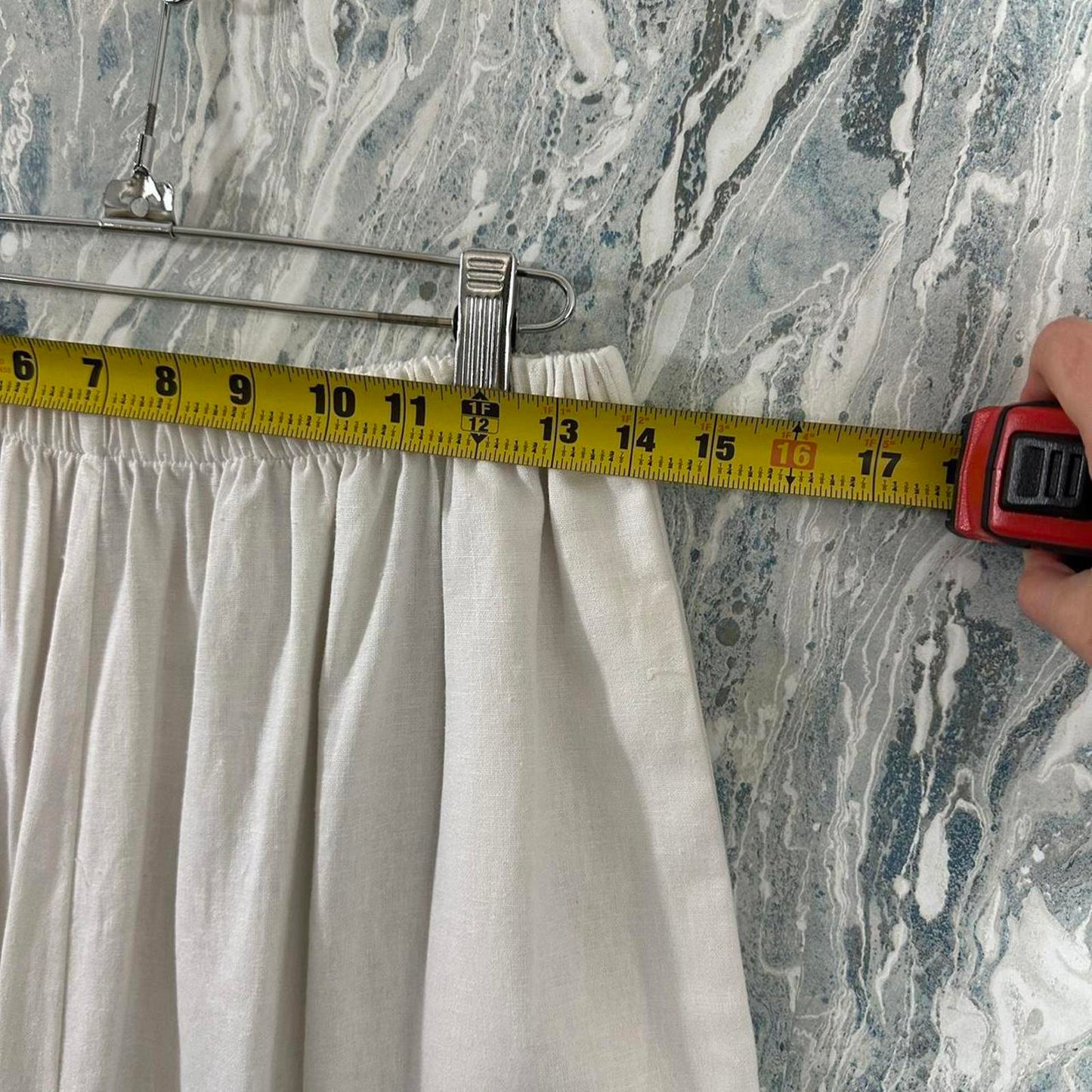 Designer White Wide-Leg Pants (One Size)