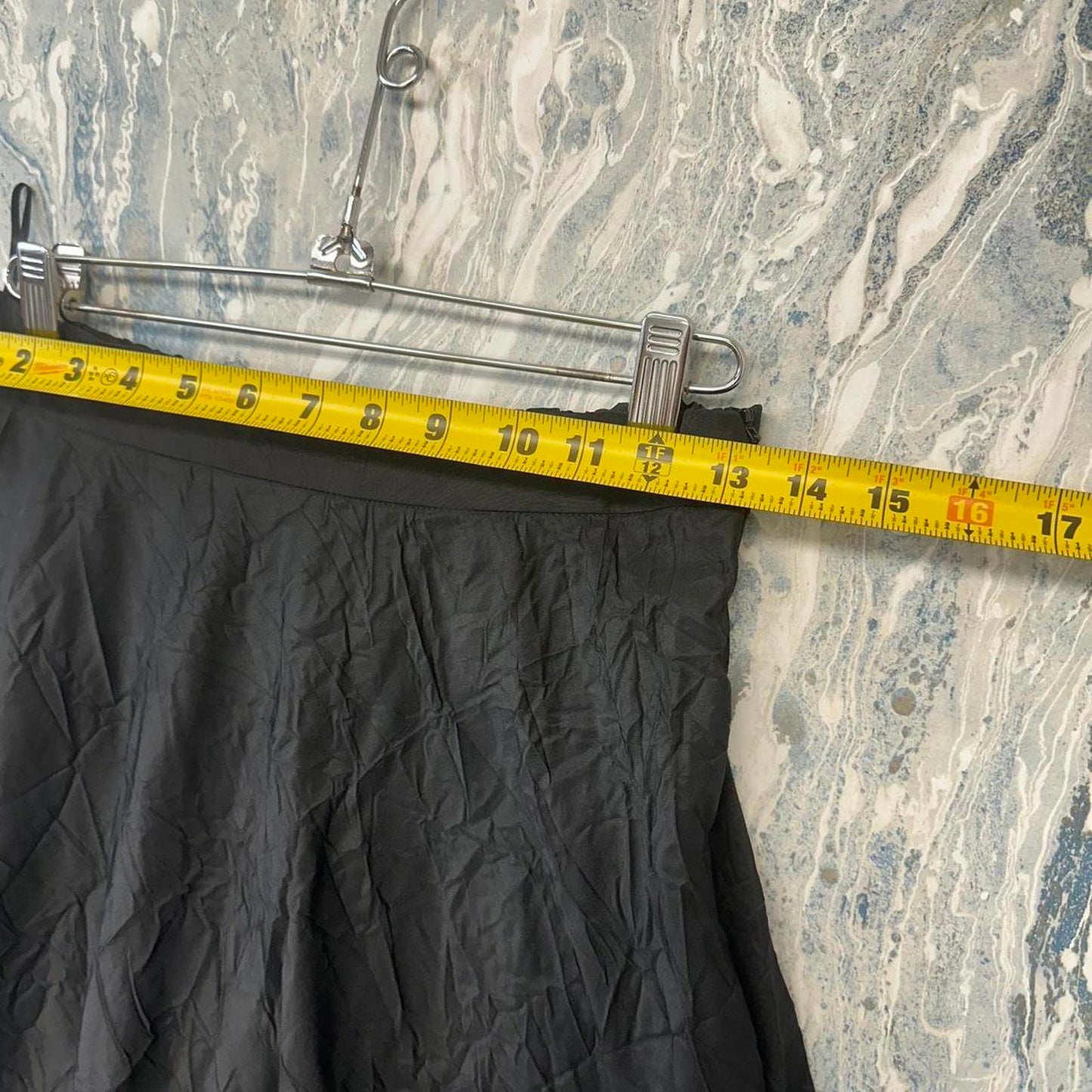 GERSHON BRAM Minimalist Black Maxi Skirt (M) BNWT