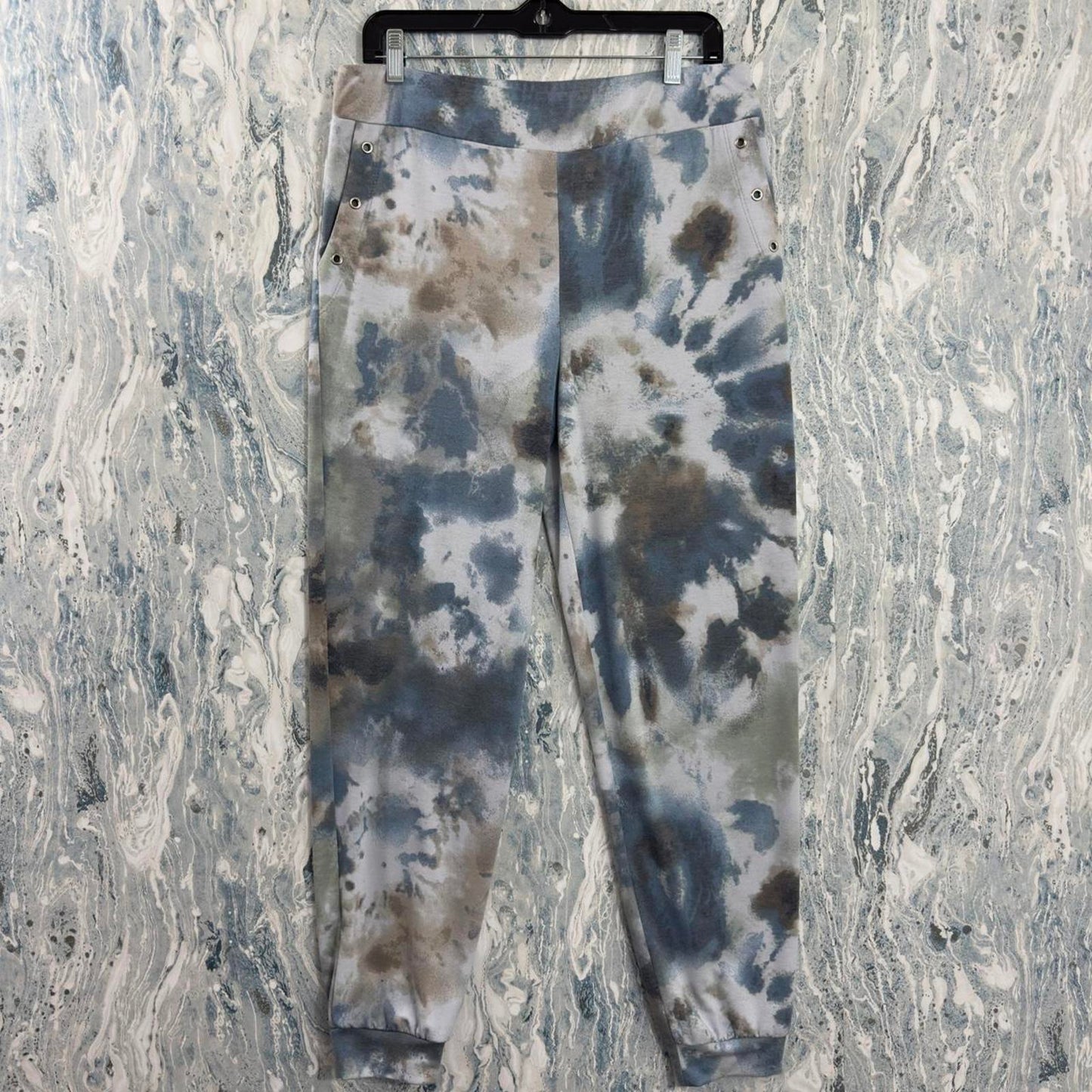 DéVía Tie-Dye Pattern Jogger Sweatpants (M)