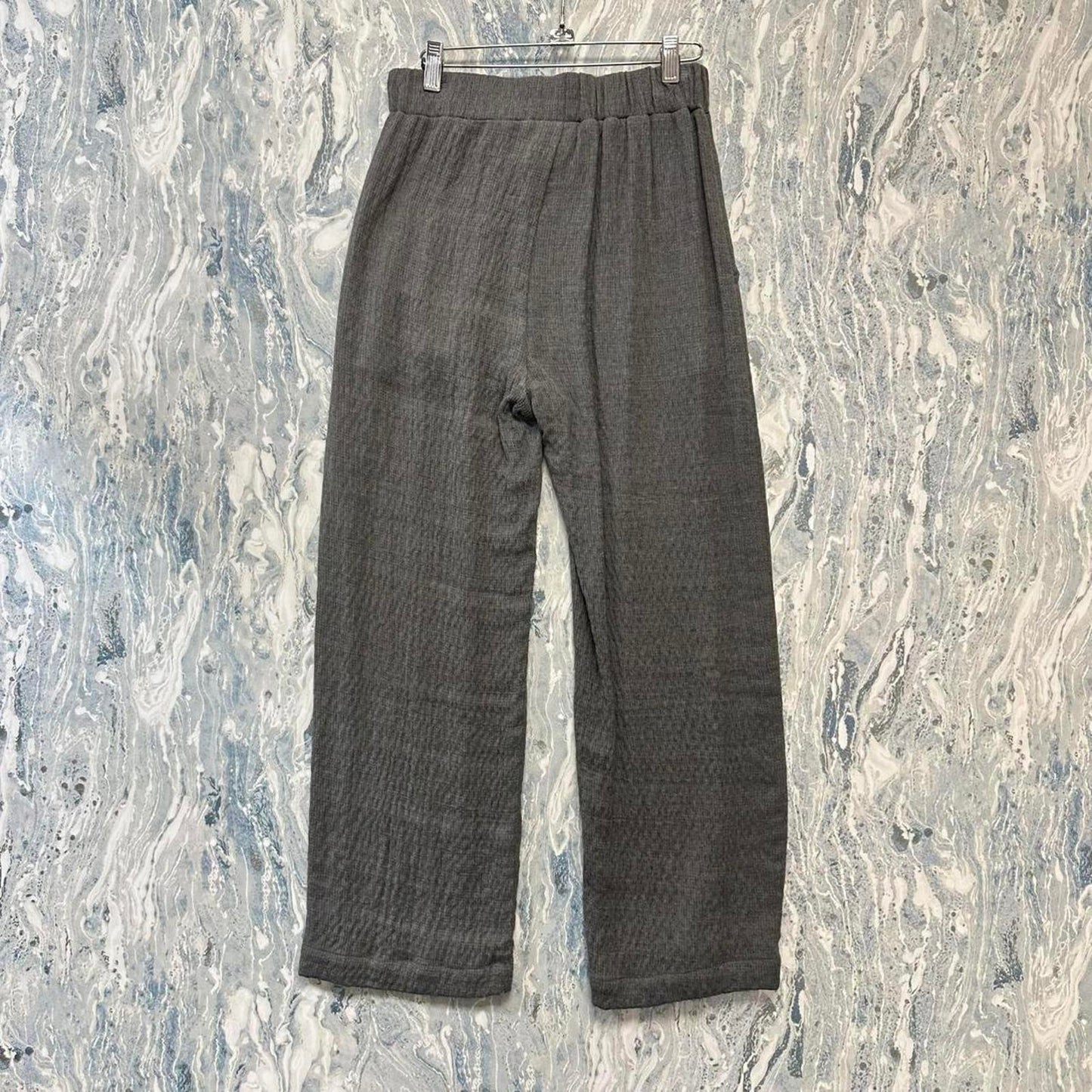 Minimalist grey comfy pants (S)