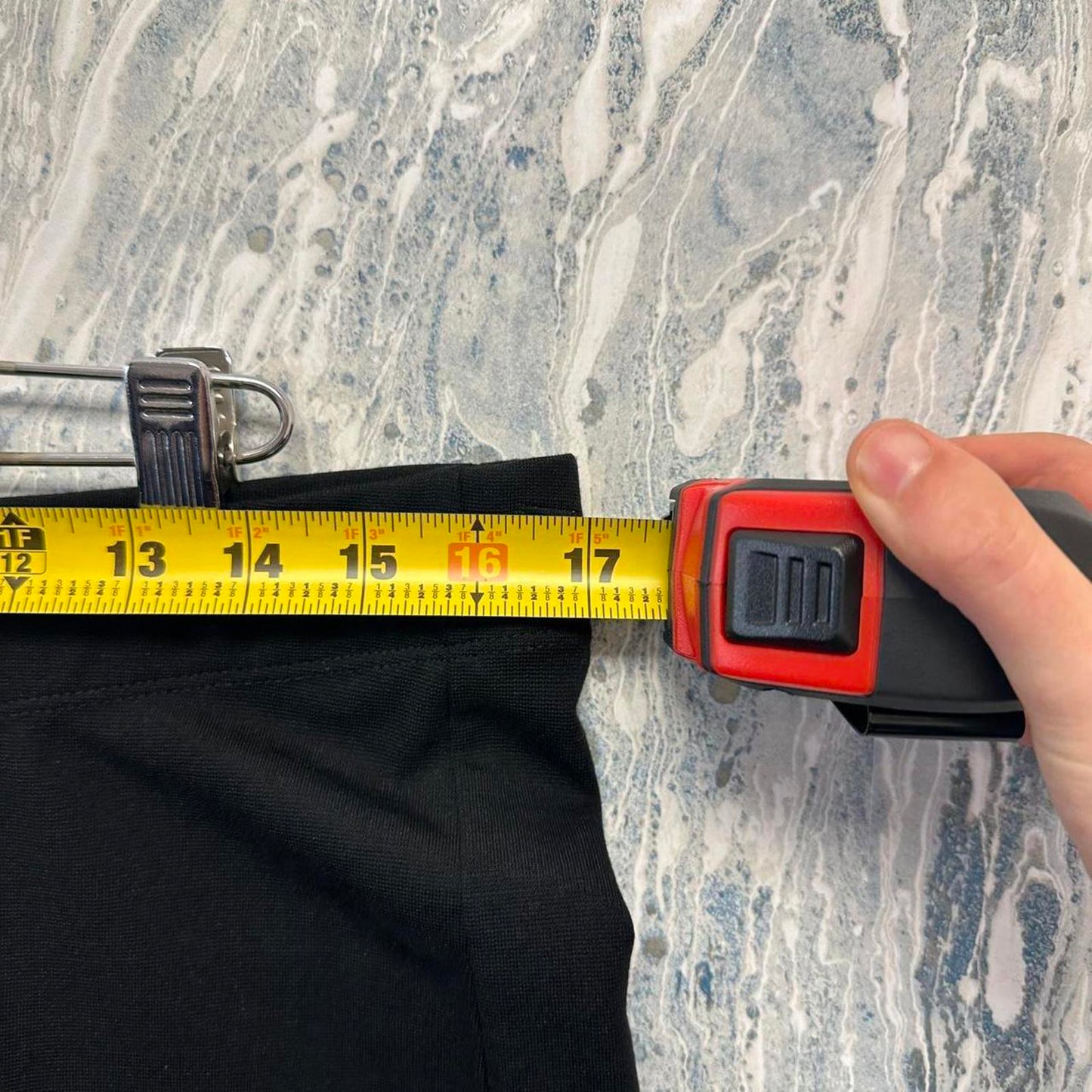 Minimalist basic black straight cut legging pants (4)