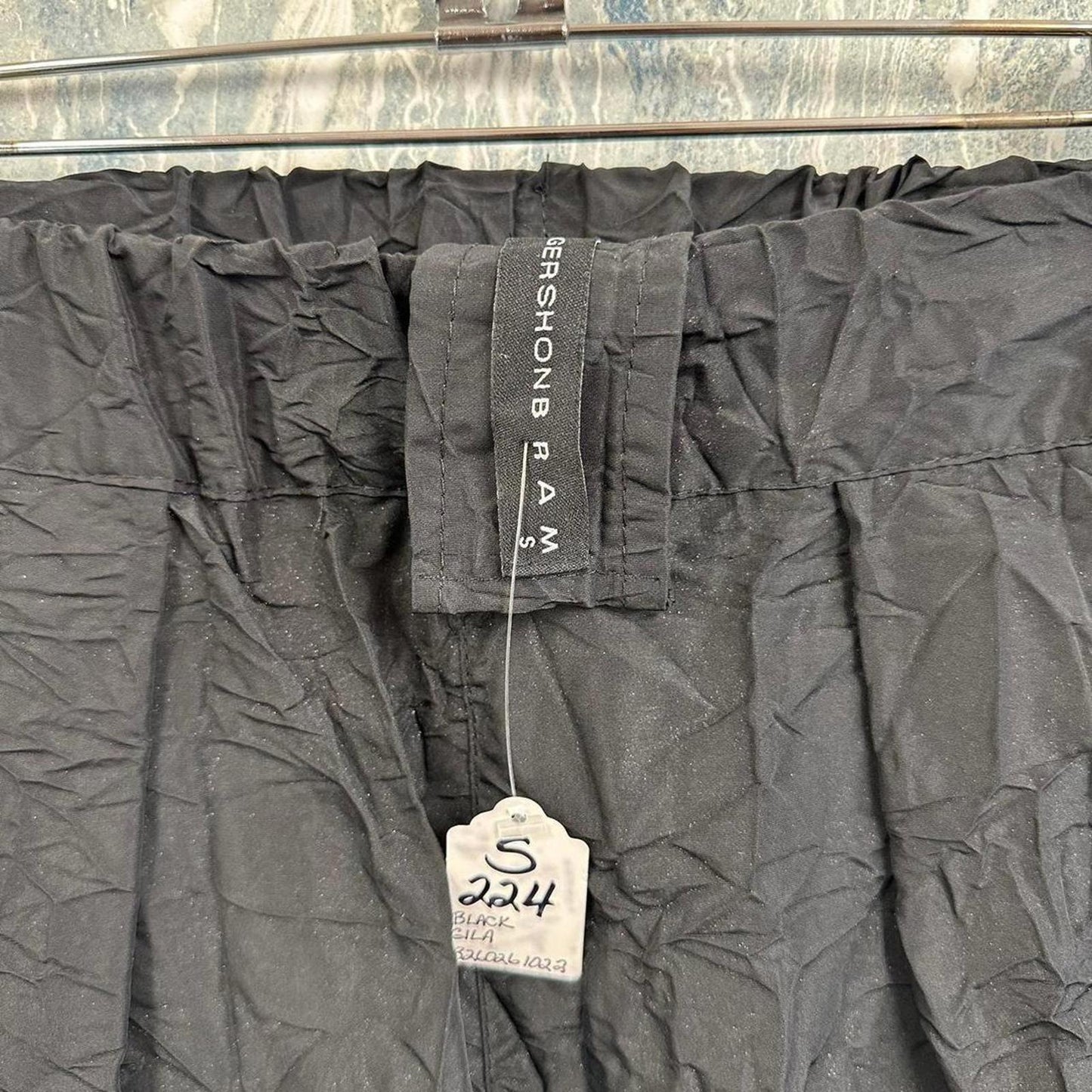 Designer Black Pants (S)
