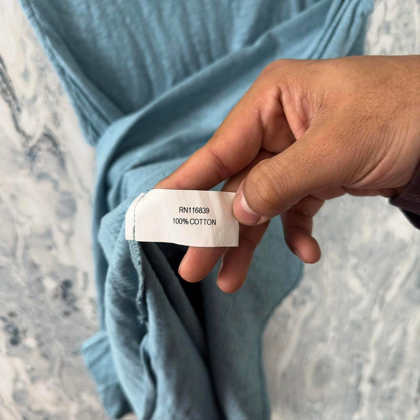 Casual Baby Blue Sleeveless Dress (S/M)