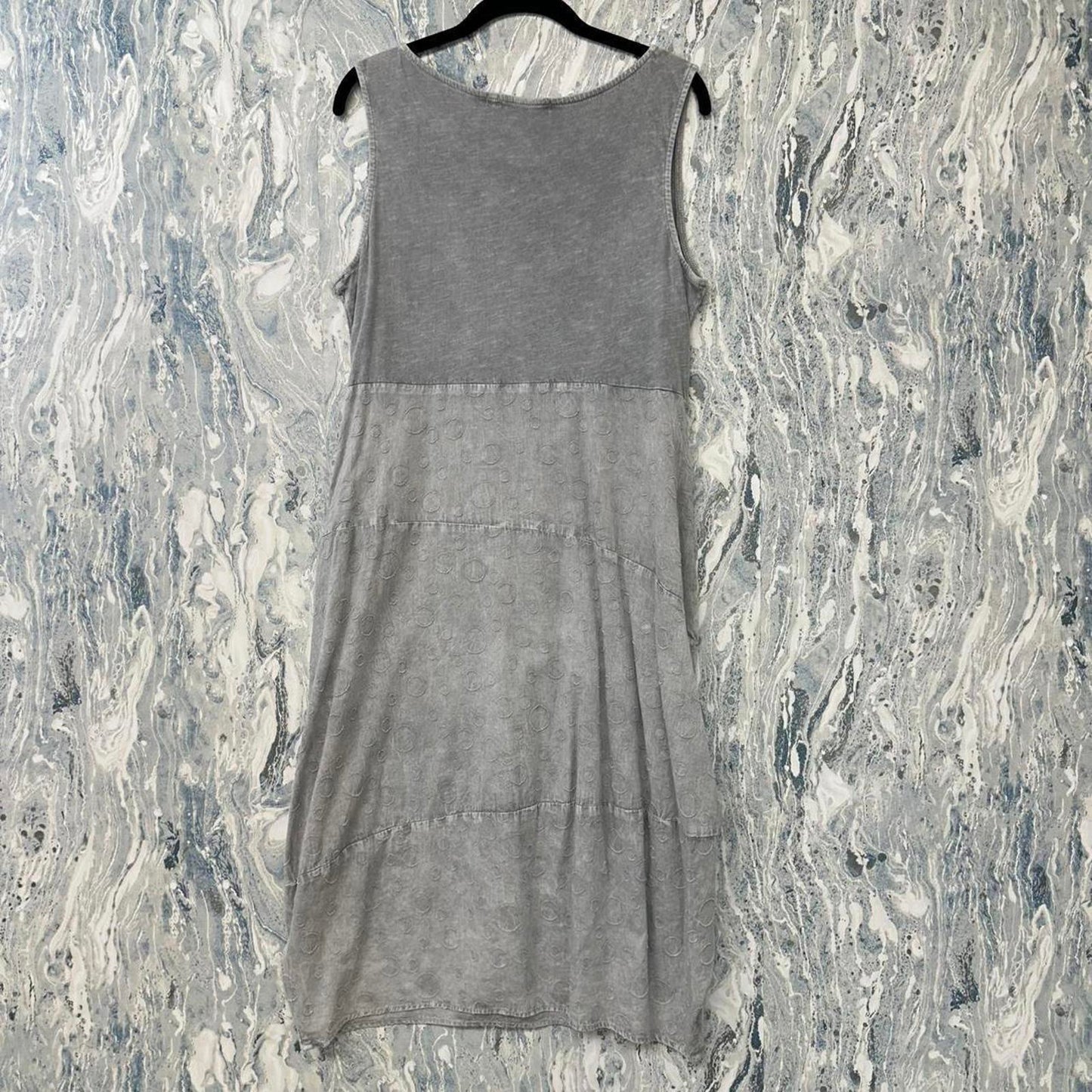 Beau Jours Designer Gray Sleeveless Dress (S)