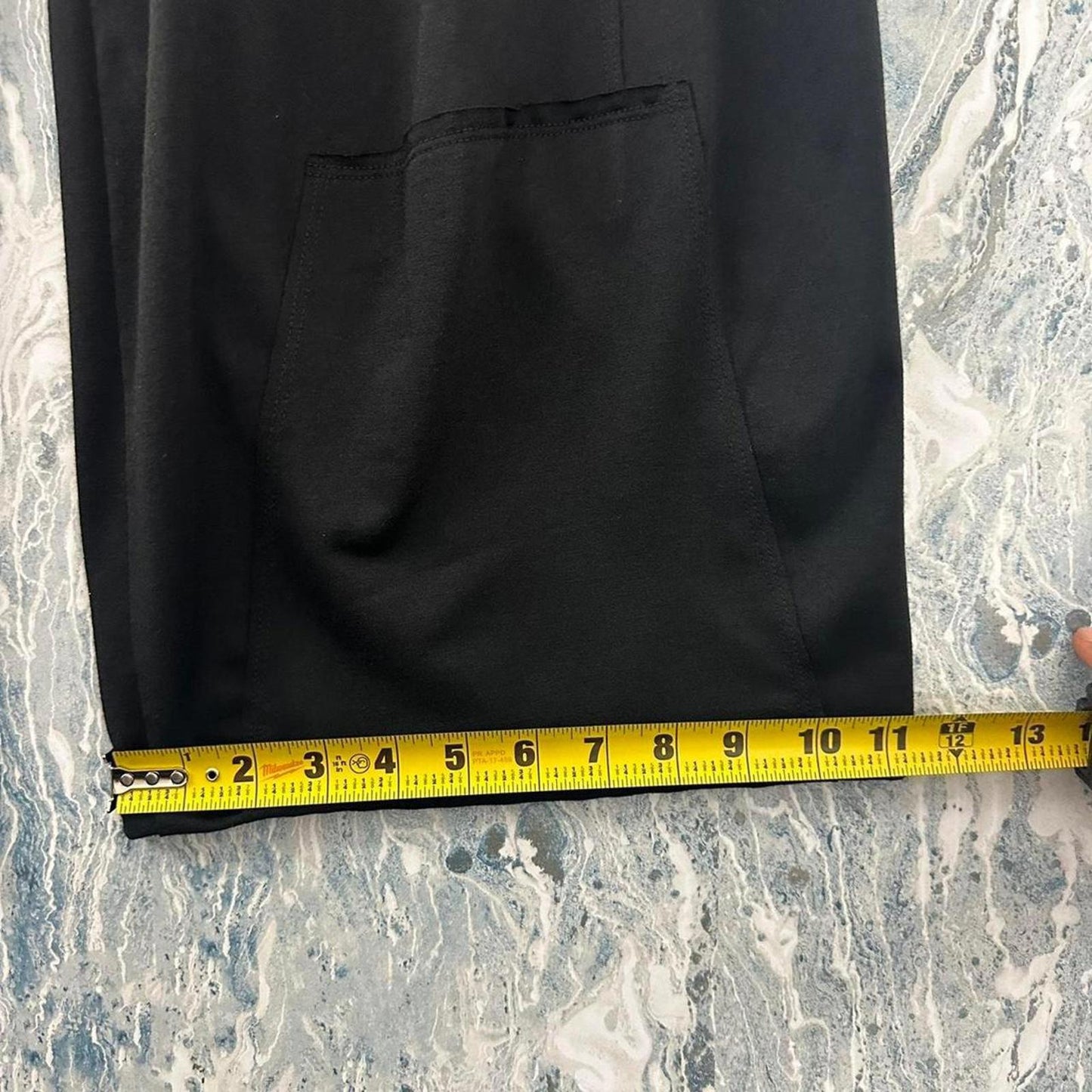 Minimalism Black Wide Leg Pants (1)