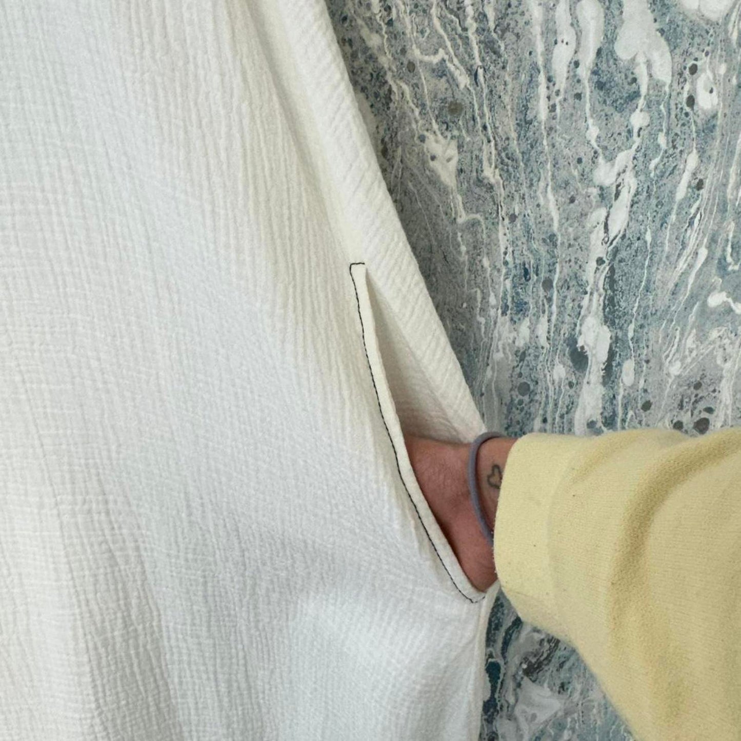 Bodil Minimalist White Sleeveless Maxi Dress (S)