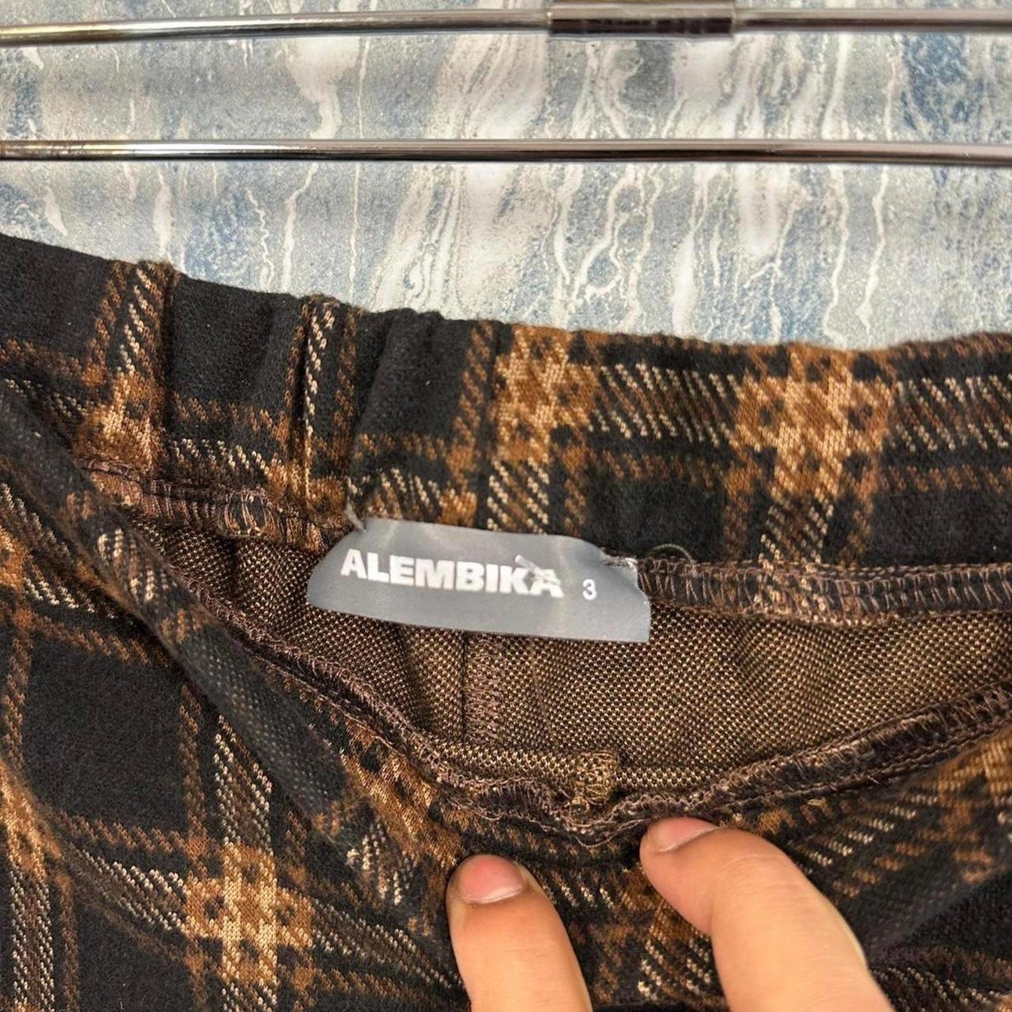 black and brown plaid pants (3)