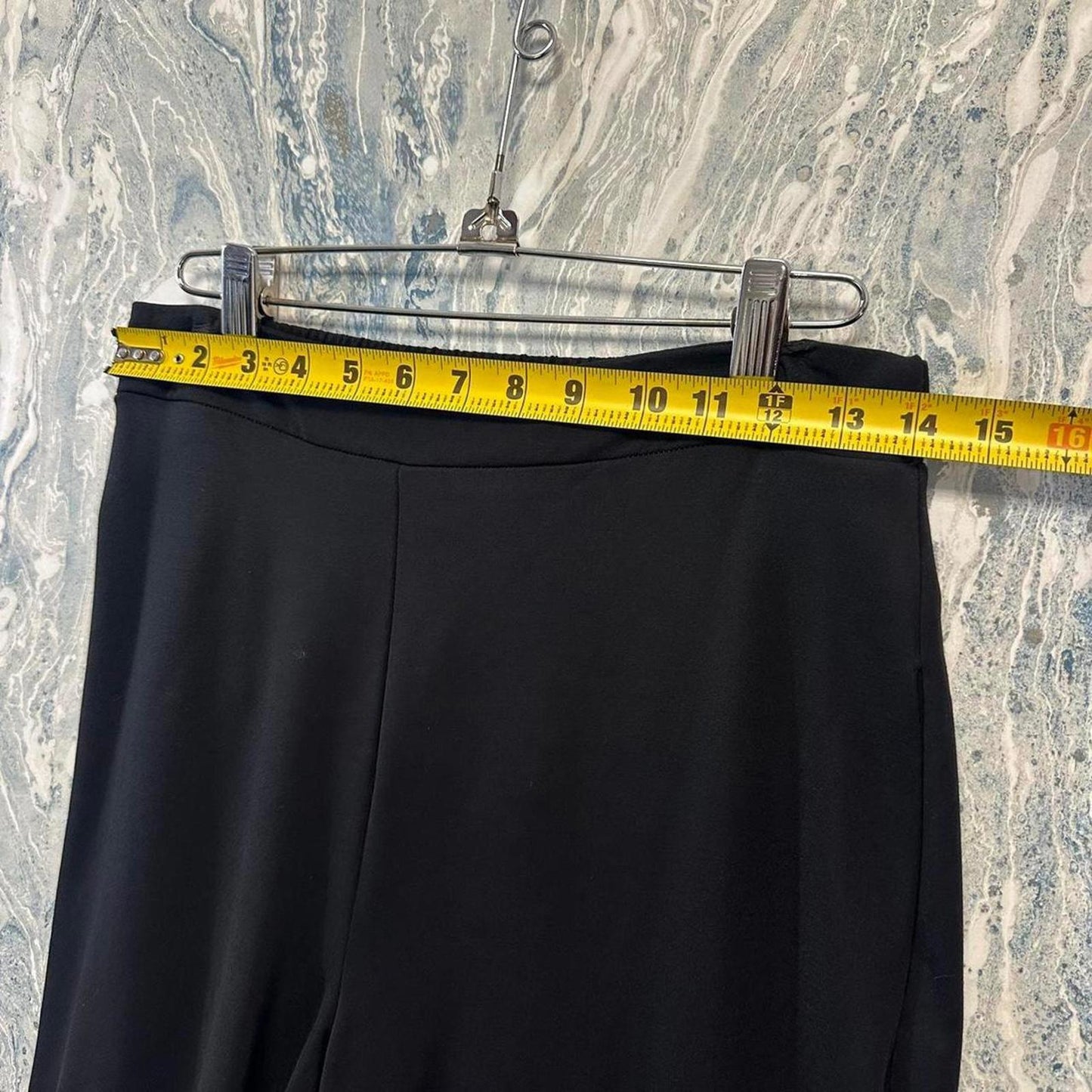 black wide leg pants (M)