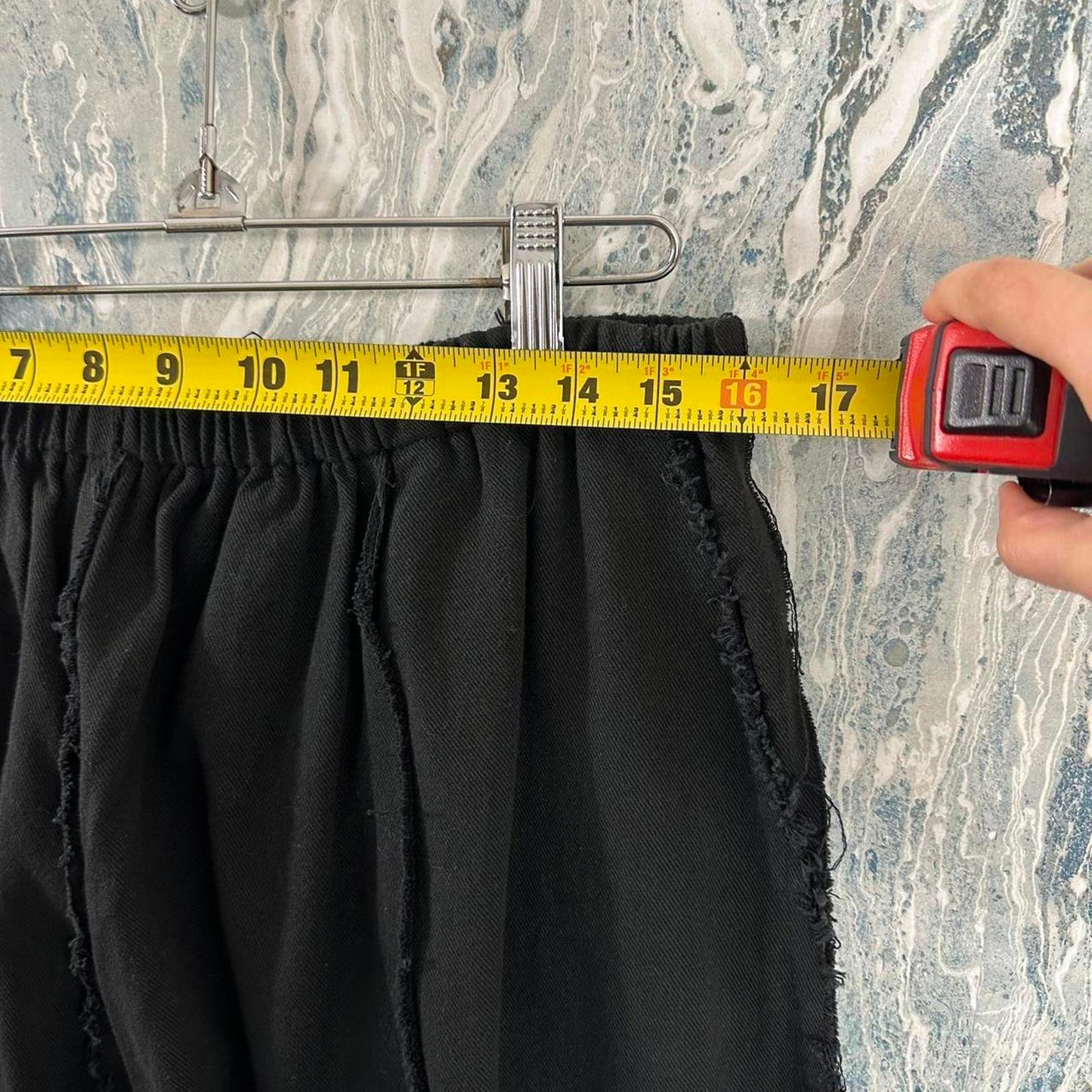 Boho Designer Black Wide-Leg Pants (2)