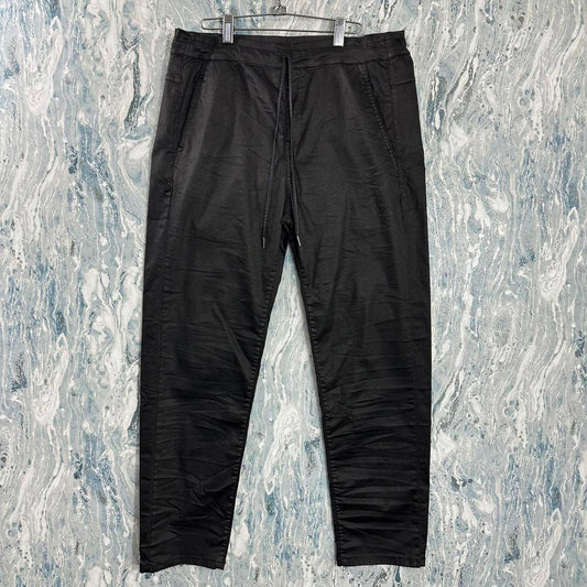 Designer Streetwear Black Drawstring Pants (5)