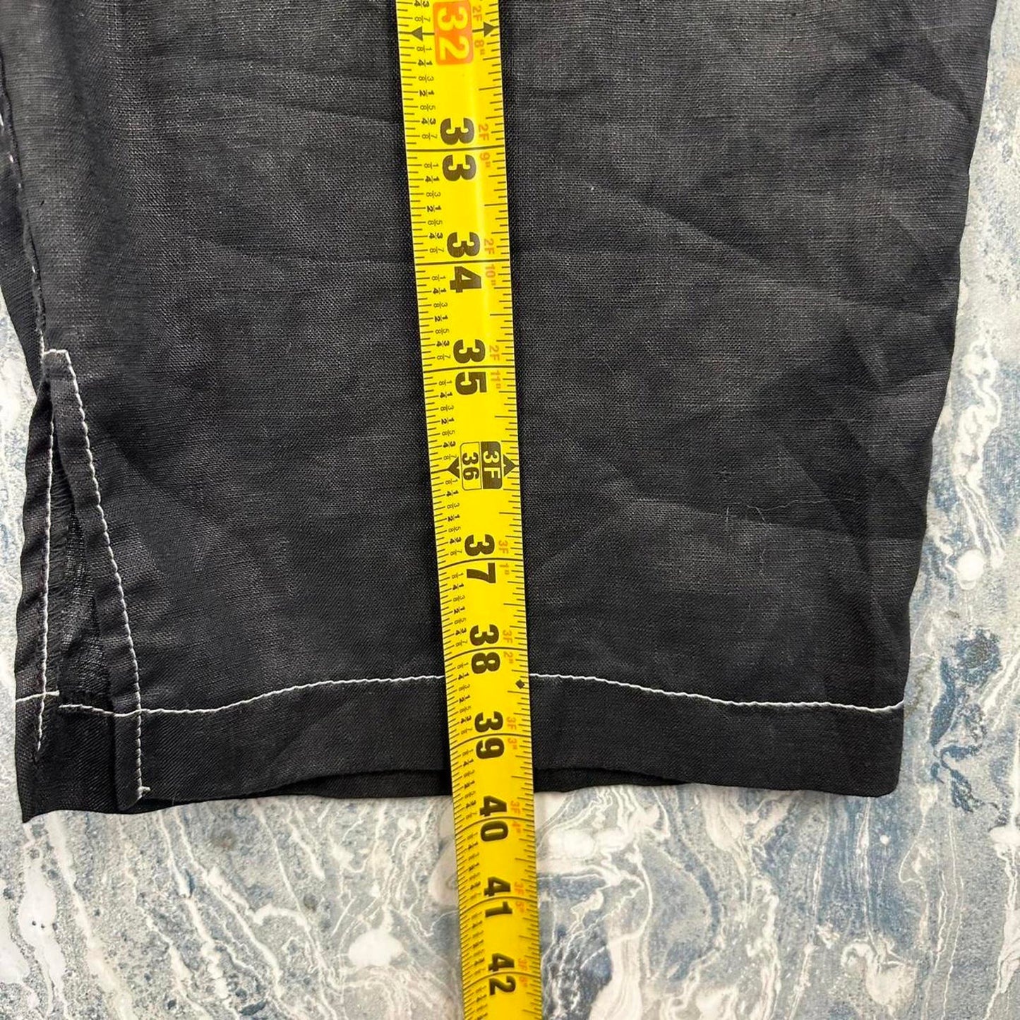 Minimalism black wide leg lounge pants (L)