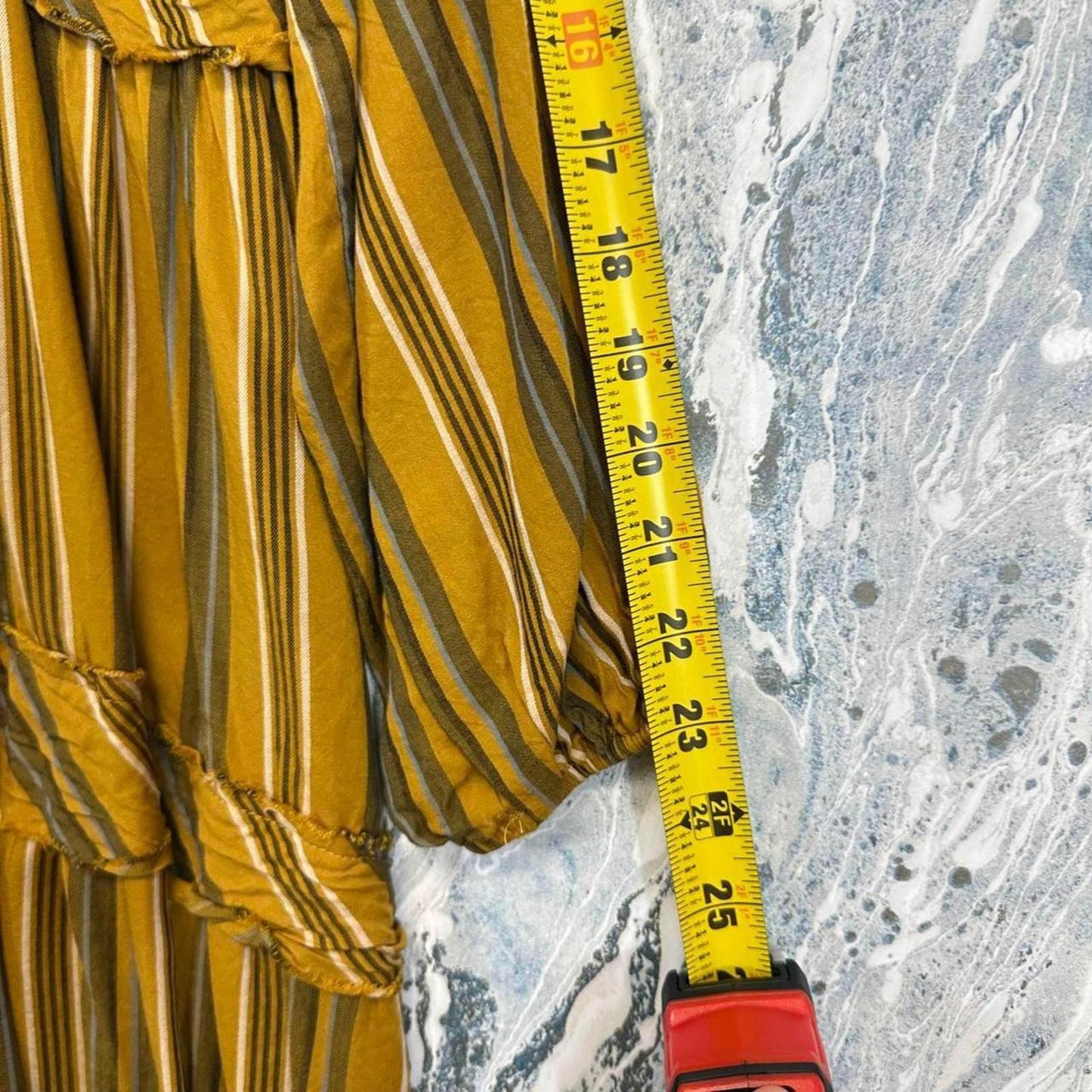 Yellow Striped Dress (S)