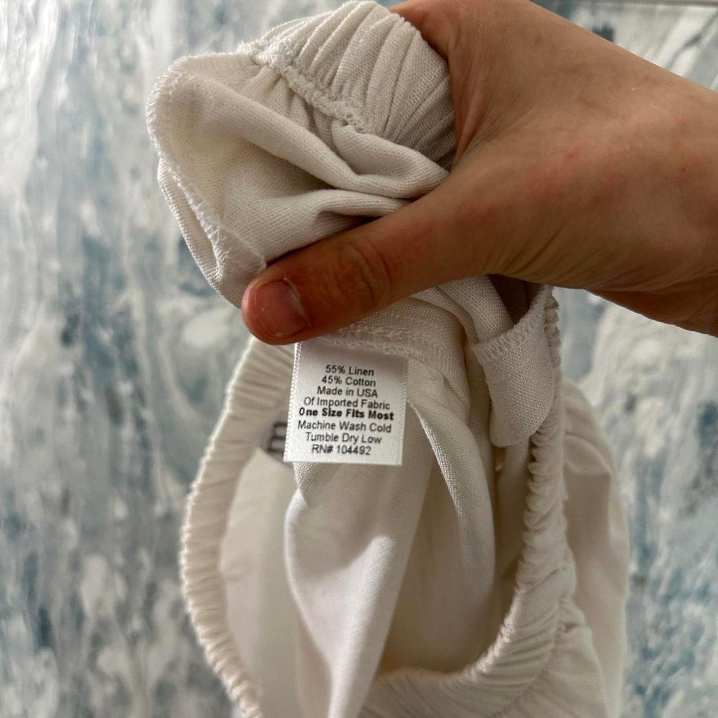 Designer White Wide-Leg Pants (One Size)